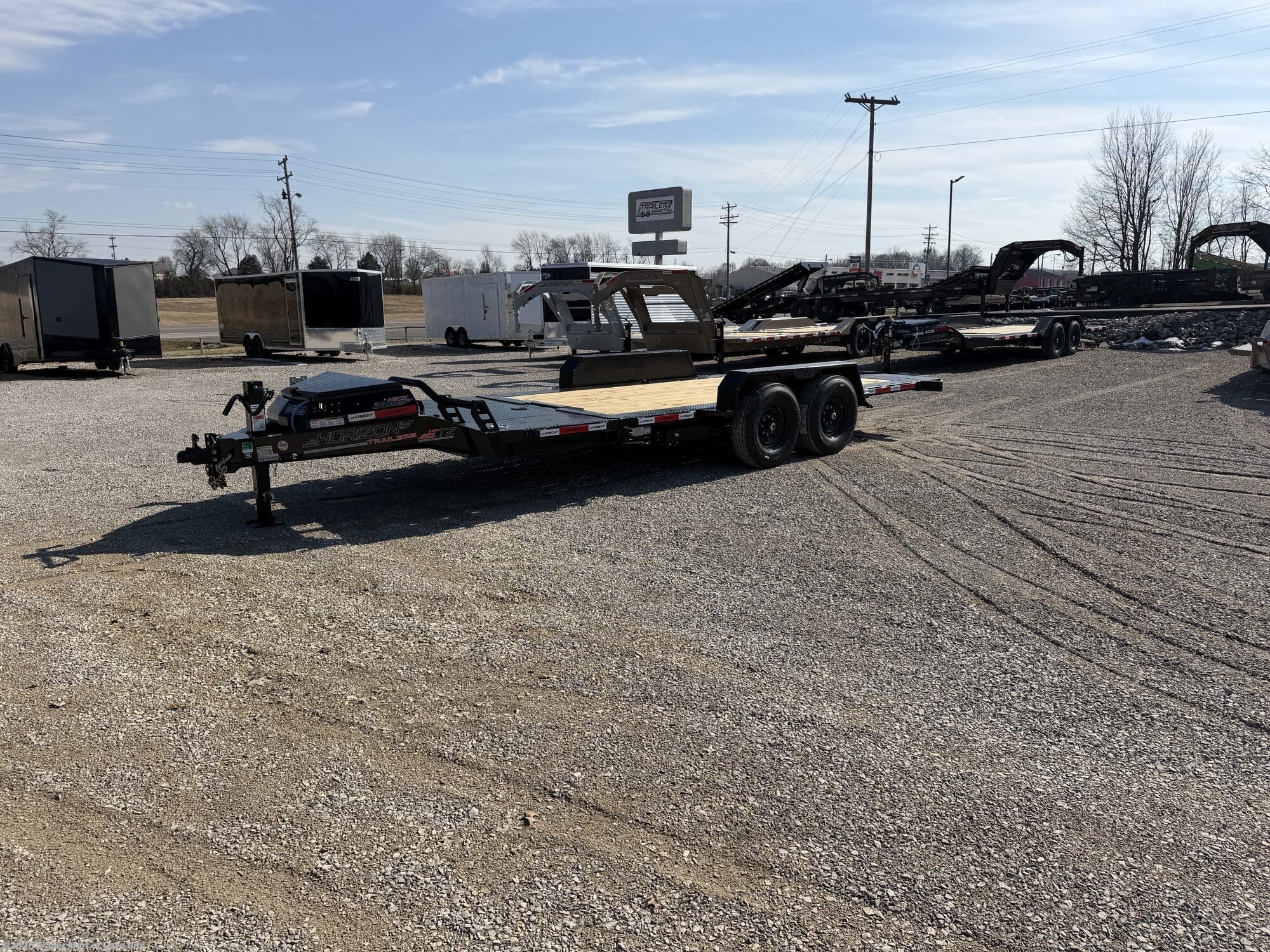 2026 Horizon Trailers ETZ 20' (16'+4') Split Tilt Trailer