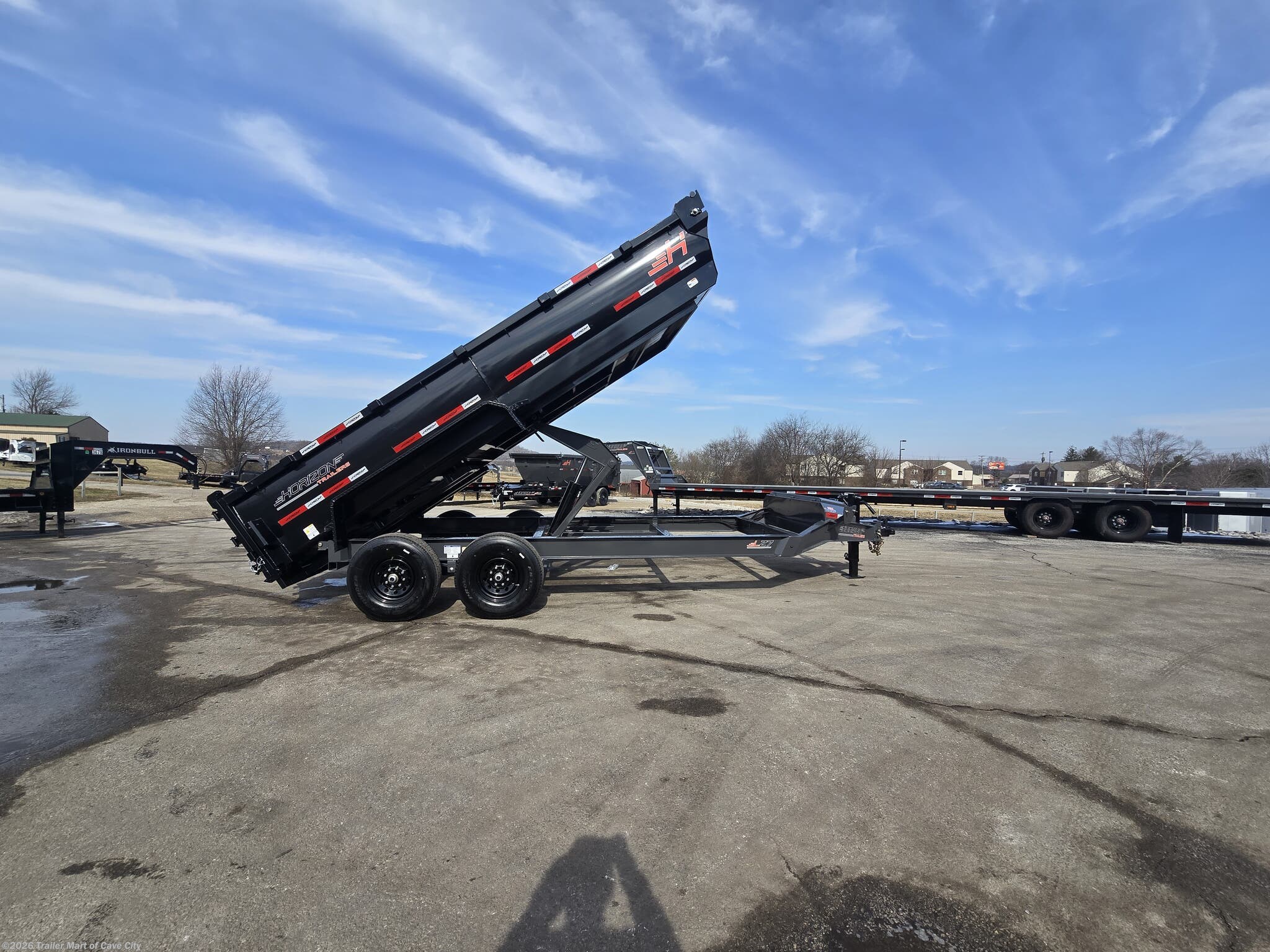 2026 Horizon Trailers LZ7 7'x16' 7k Dump Trailer