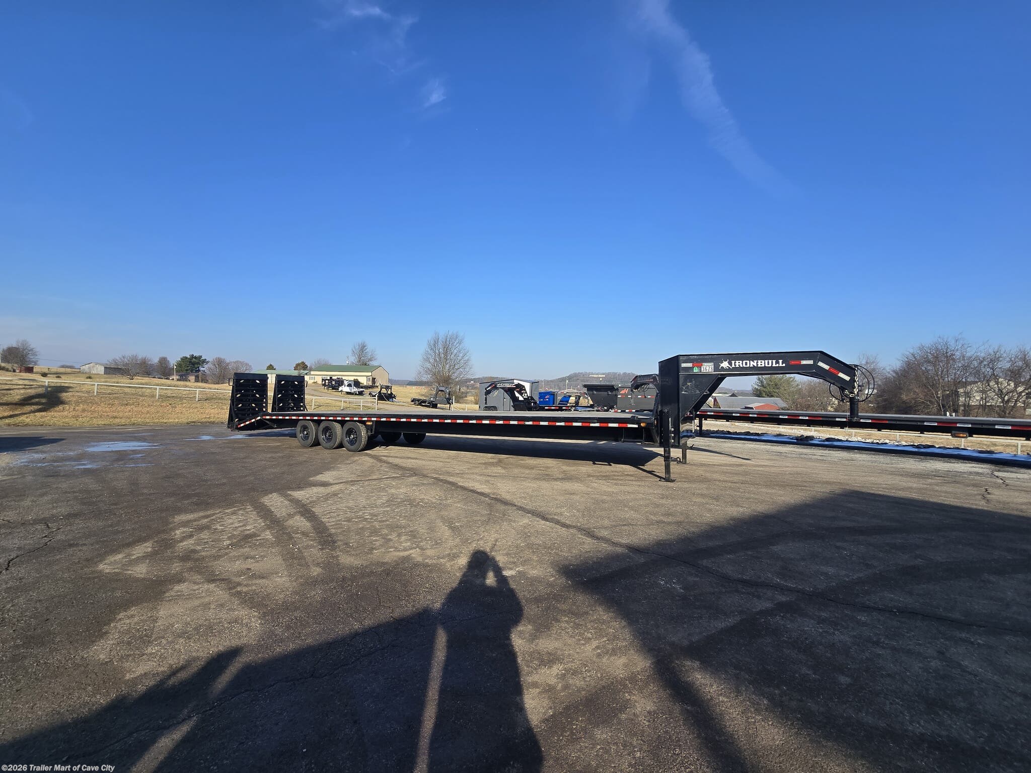 2023 IronBull 21GN (35'+5') Triple 7k Axle Deckover Trailer