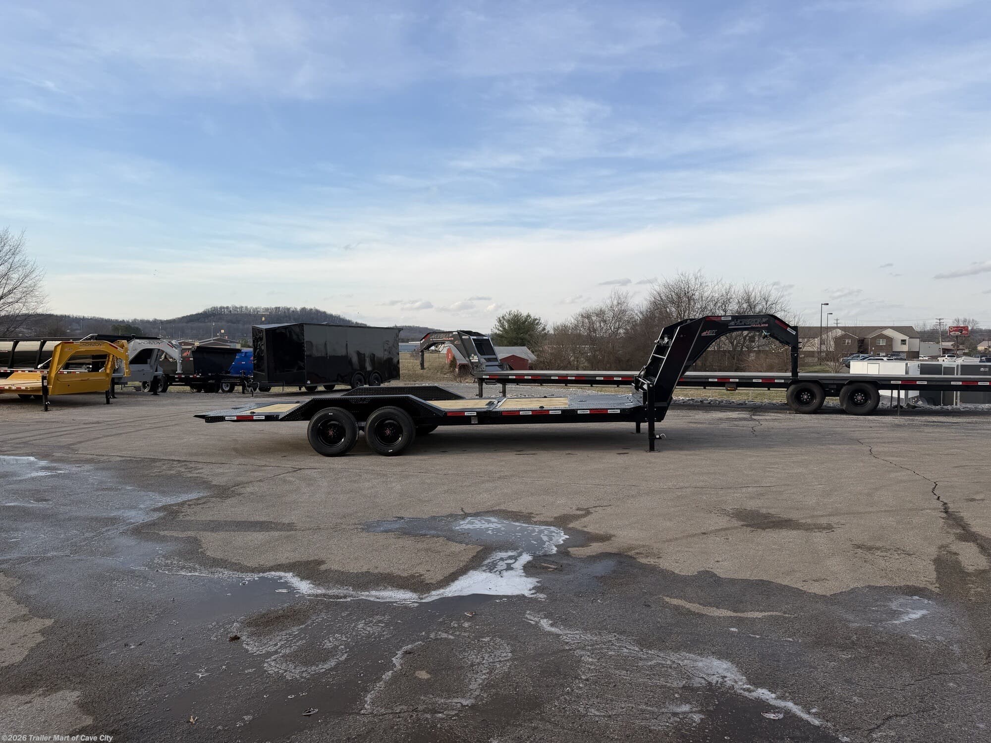 2026 Horizon Trailers HET 24' (16'+8') GN Gravity Tilt Deck Trailer