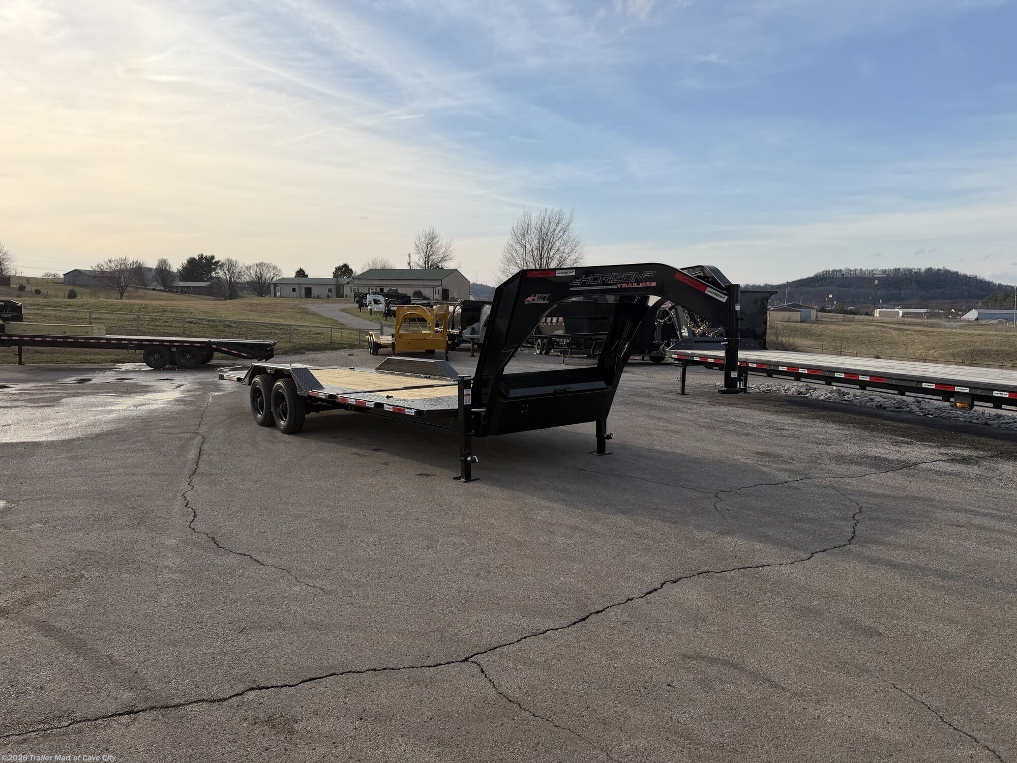 2026 Horizon Trailers HET 24' (16'+8') GN Gravity Tilt Deck Trailer - New Tilt Deck Trailer for sale by Trailer Mart of Cave City in Cave City, Kentucky