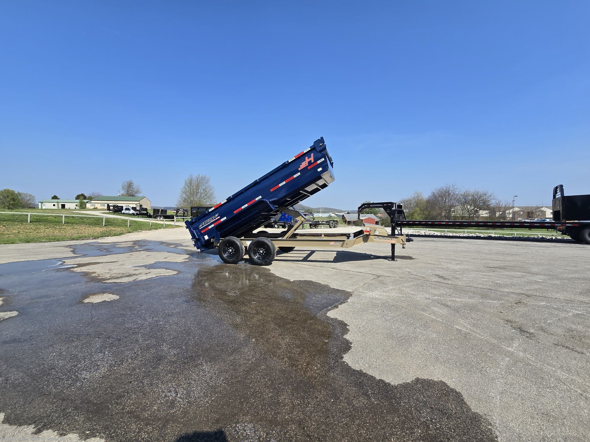 2026 Horizon Trailers LZ7 7'x14' 7k Dump Trailer