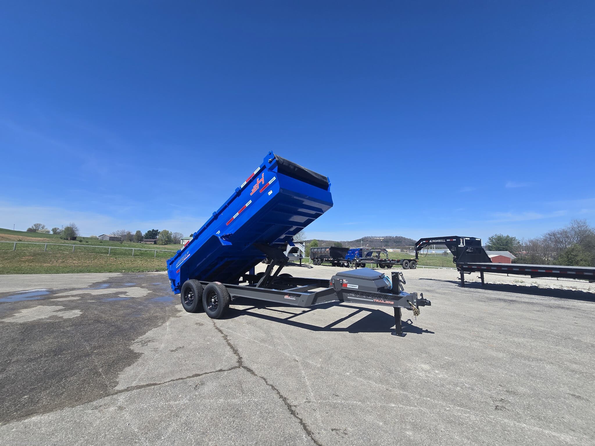 2026 Horizon Trailers LZ7 7'x14' 7k Dump Trailer