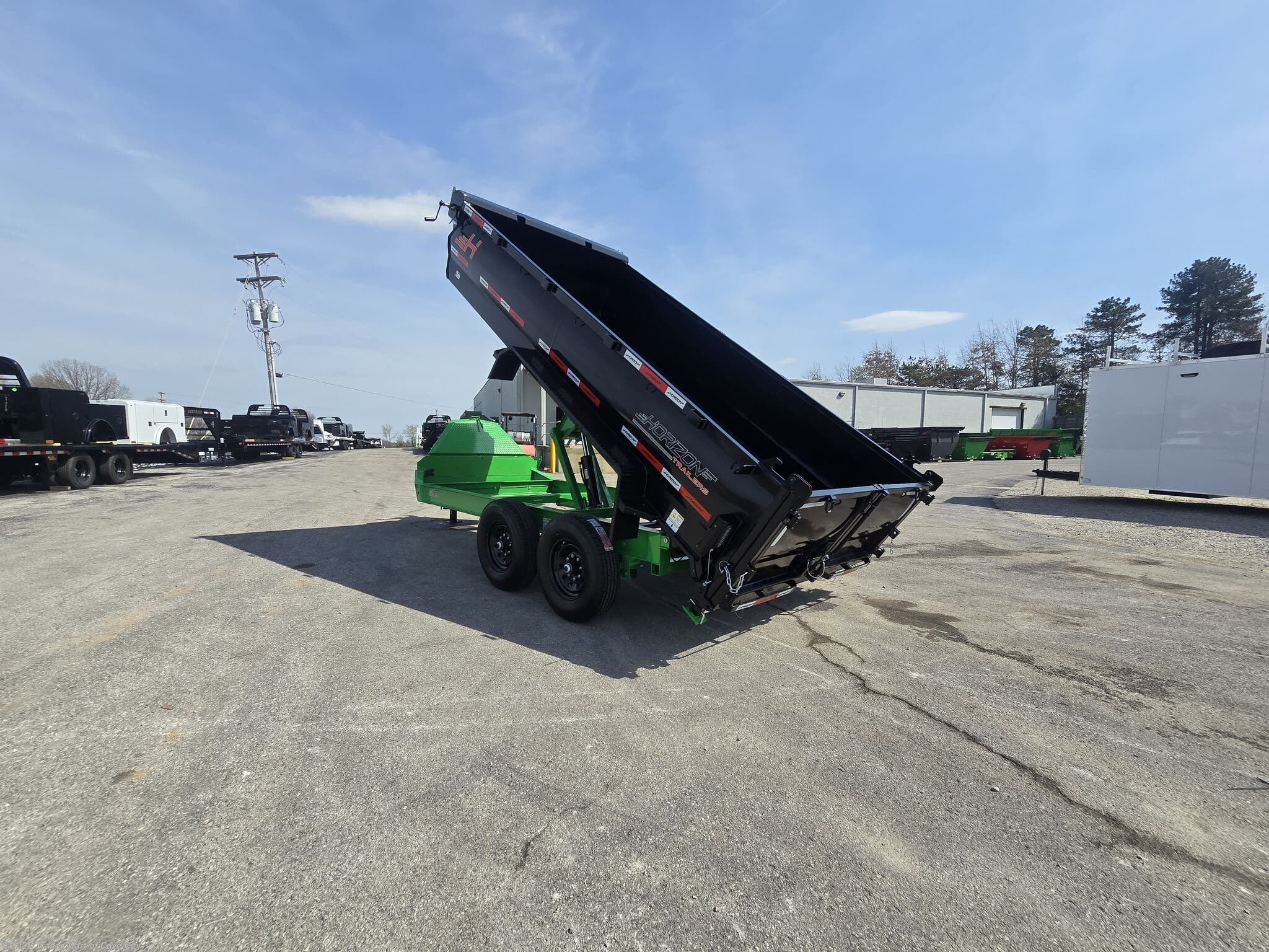 2026 Horizon Trailers LZ7 7'x14' 7k Dump Trailer