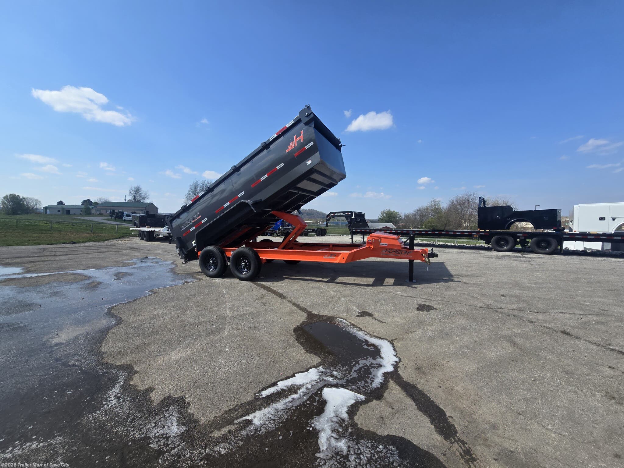 2026 Horizon Trailers LZ7 7'x14' 7k Dump Trailer