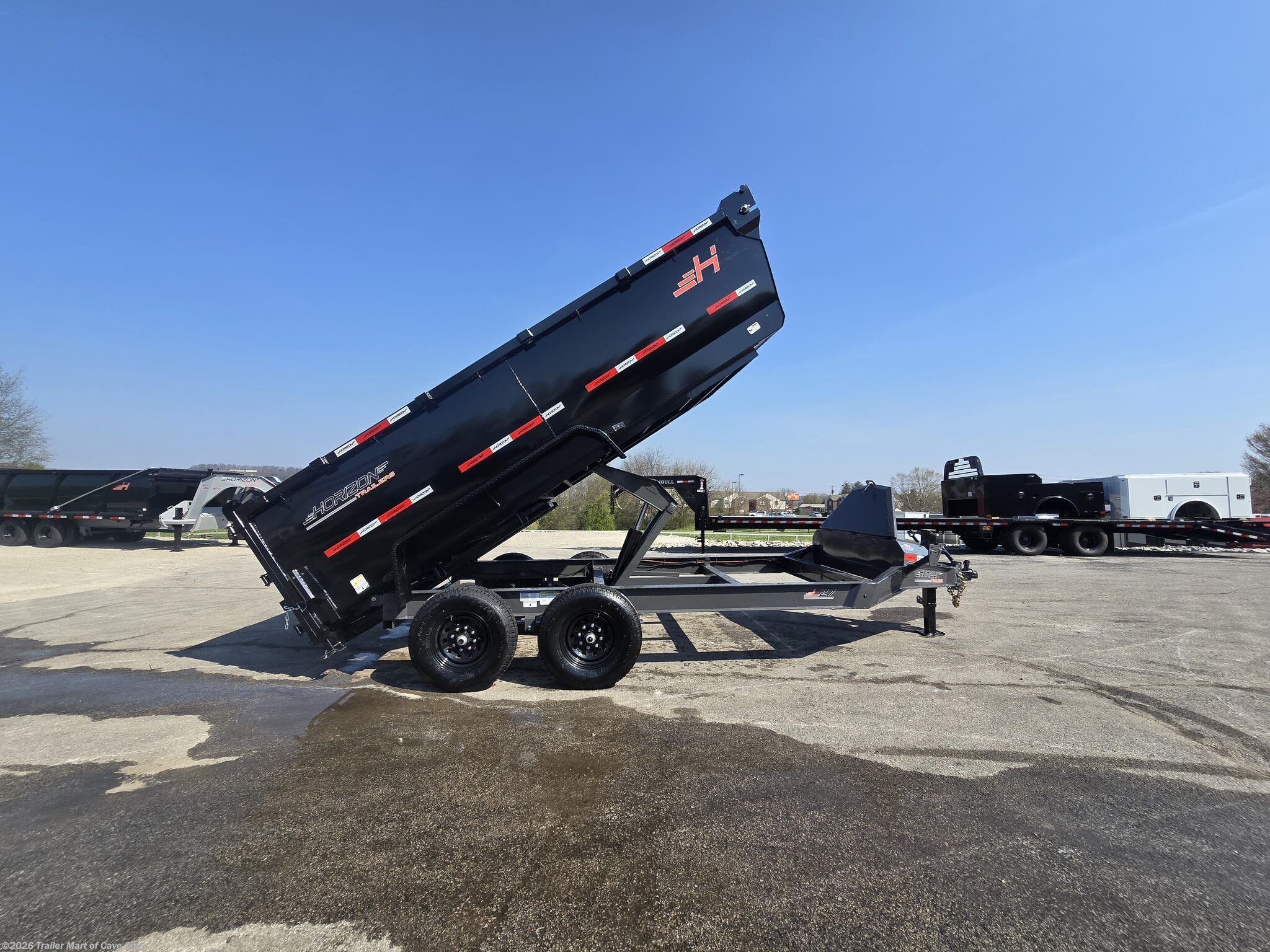 2026 Horizon Trailers LZ7 7'x14' 7k Dump Trailer