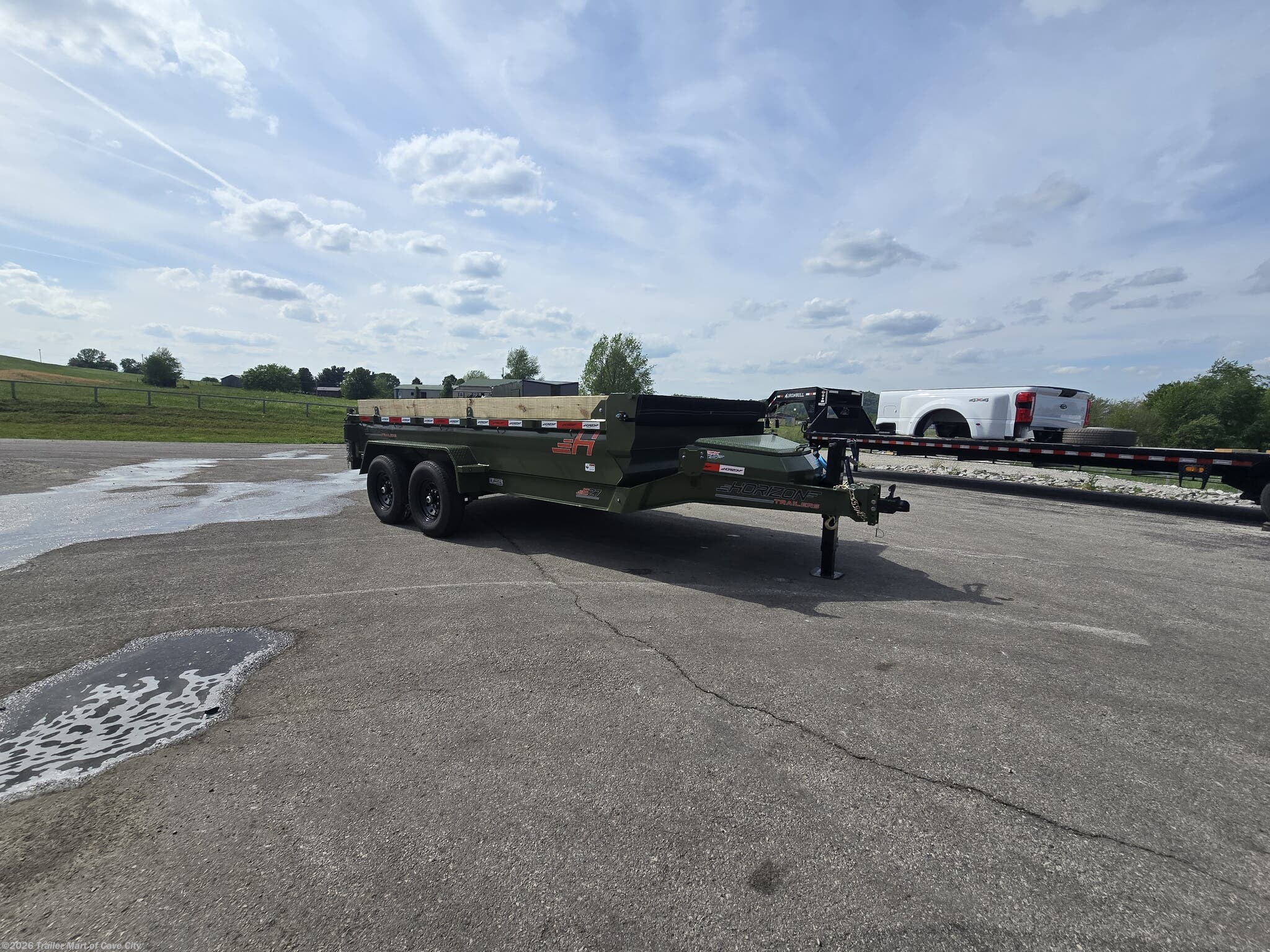 New 2026 Horizon Trailers EZ7 7'x14' 7k Dump Trailer available in Cave City, Kentucky