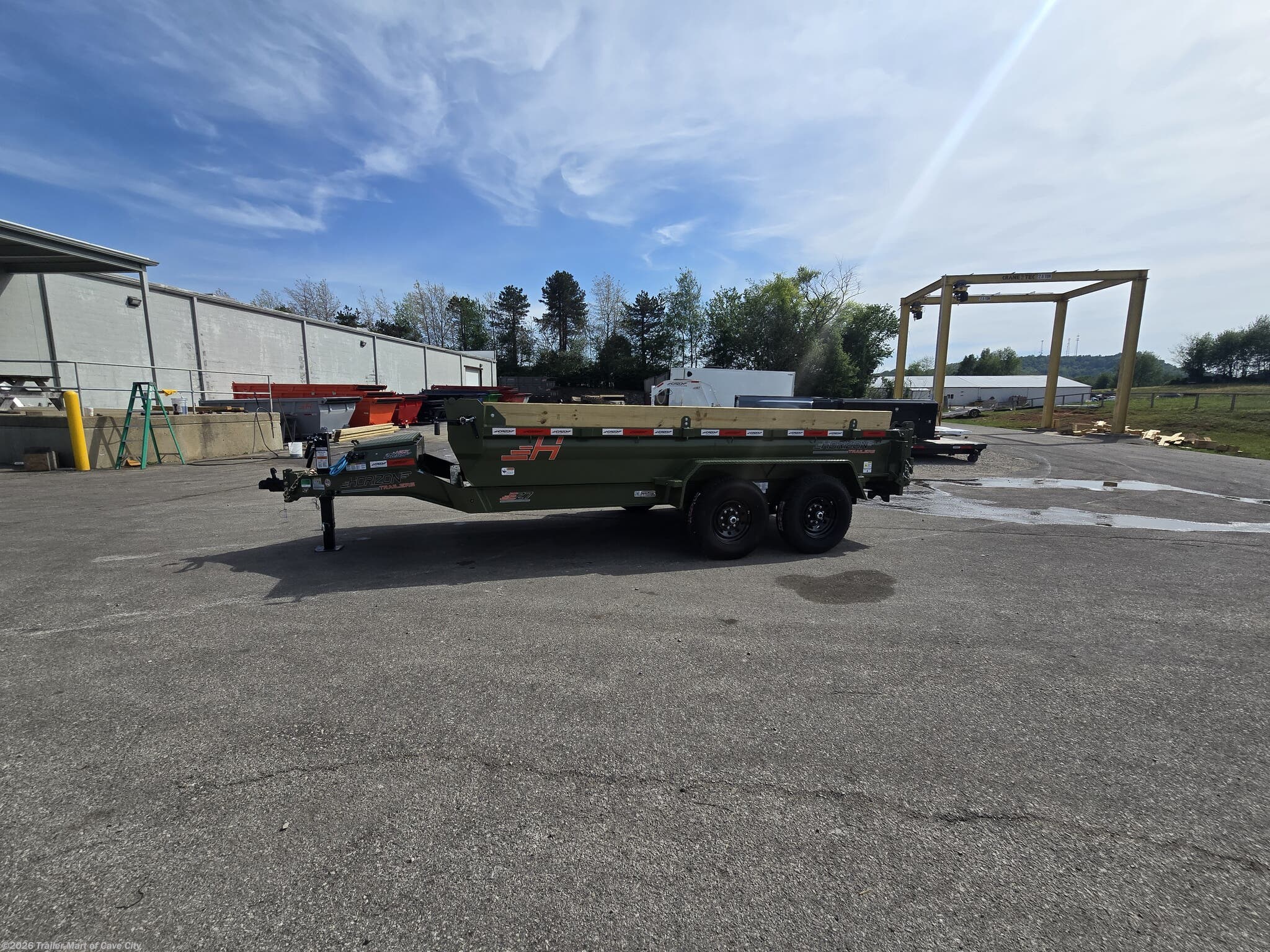 2026 Horizon Trailers EZ7 7'x14' 7k Dump Trailer - New Dump Trailer for sale by Trailer Mart of Cave City in Cave City, Kentucky