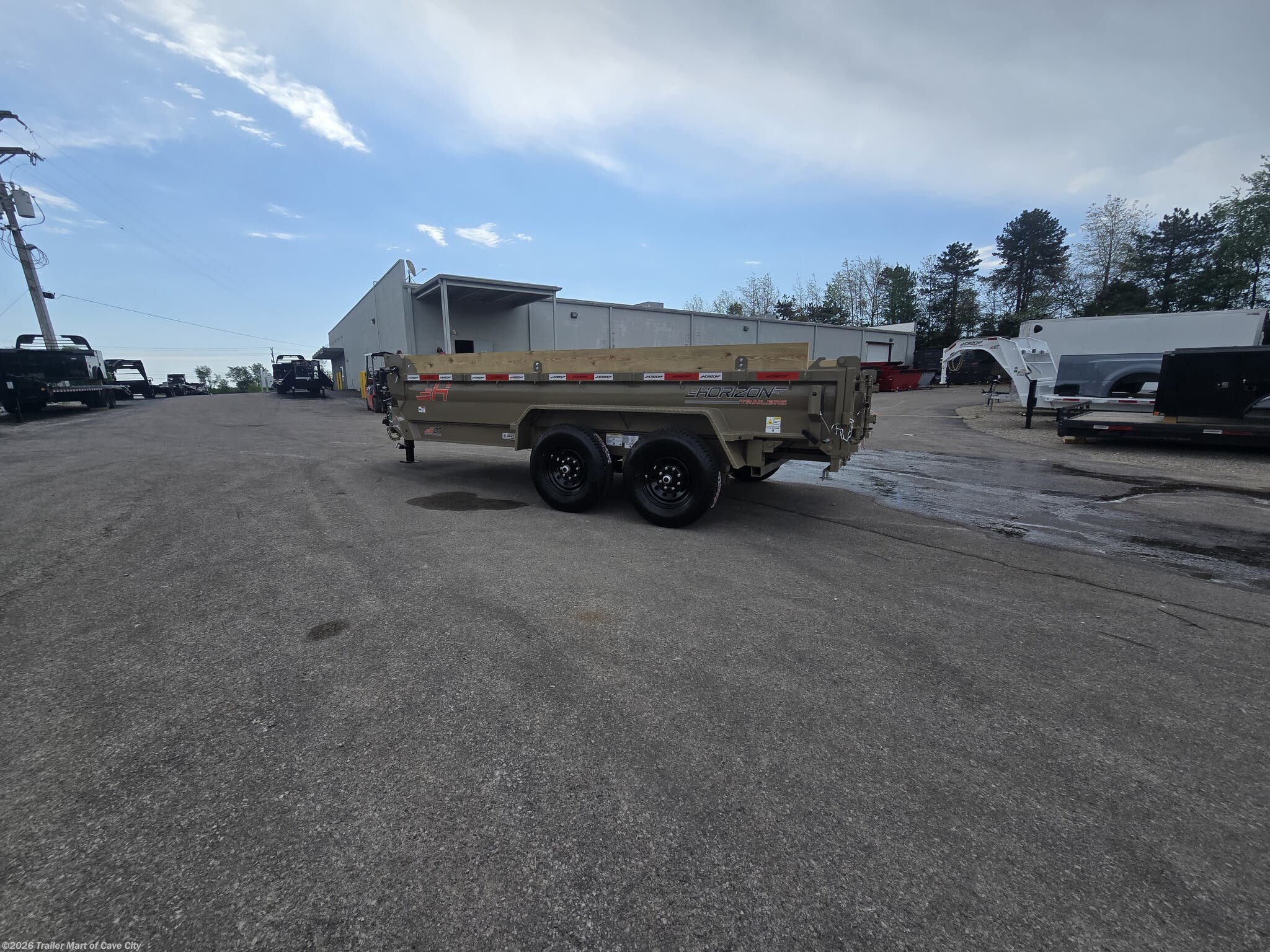 2026 Horizon Trailers EZ7 7'x14' 7k Dump Trailer - New Dump Trailer for sale by Trailer Mart of Cave City in Cave City, Kentucky