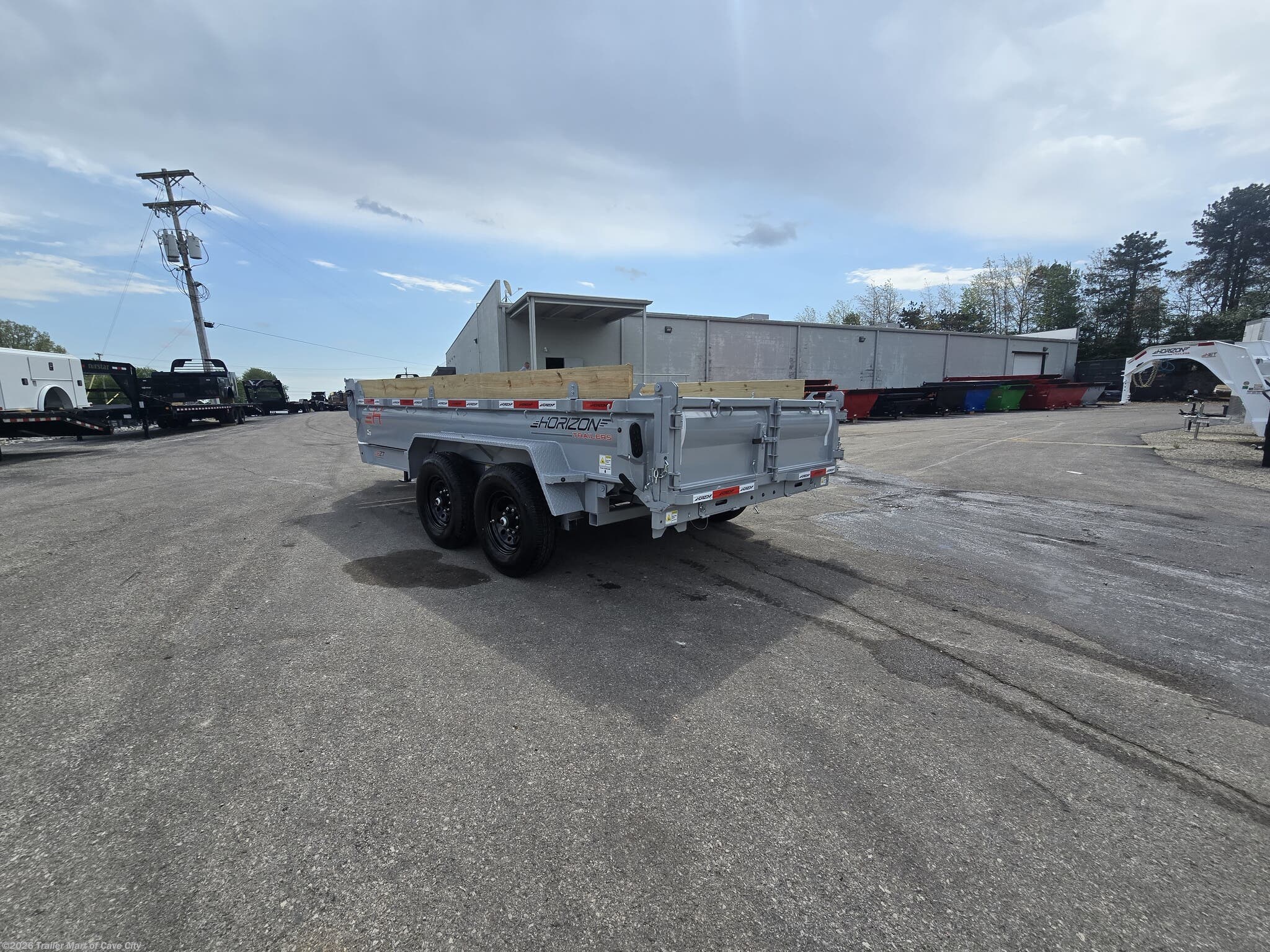 2026 Horizon Trailers EZ7 7'x14' 7k Dump Trailer - New Dump Trailer for sale by Trailer Mart of Cave City in Cave City, Kentucky