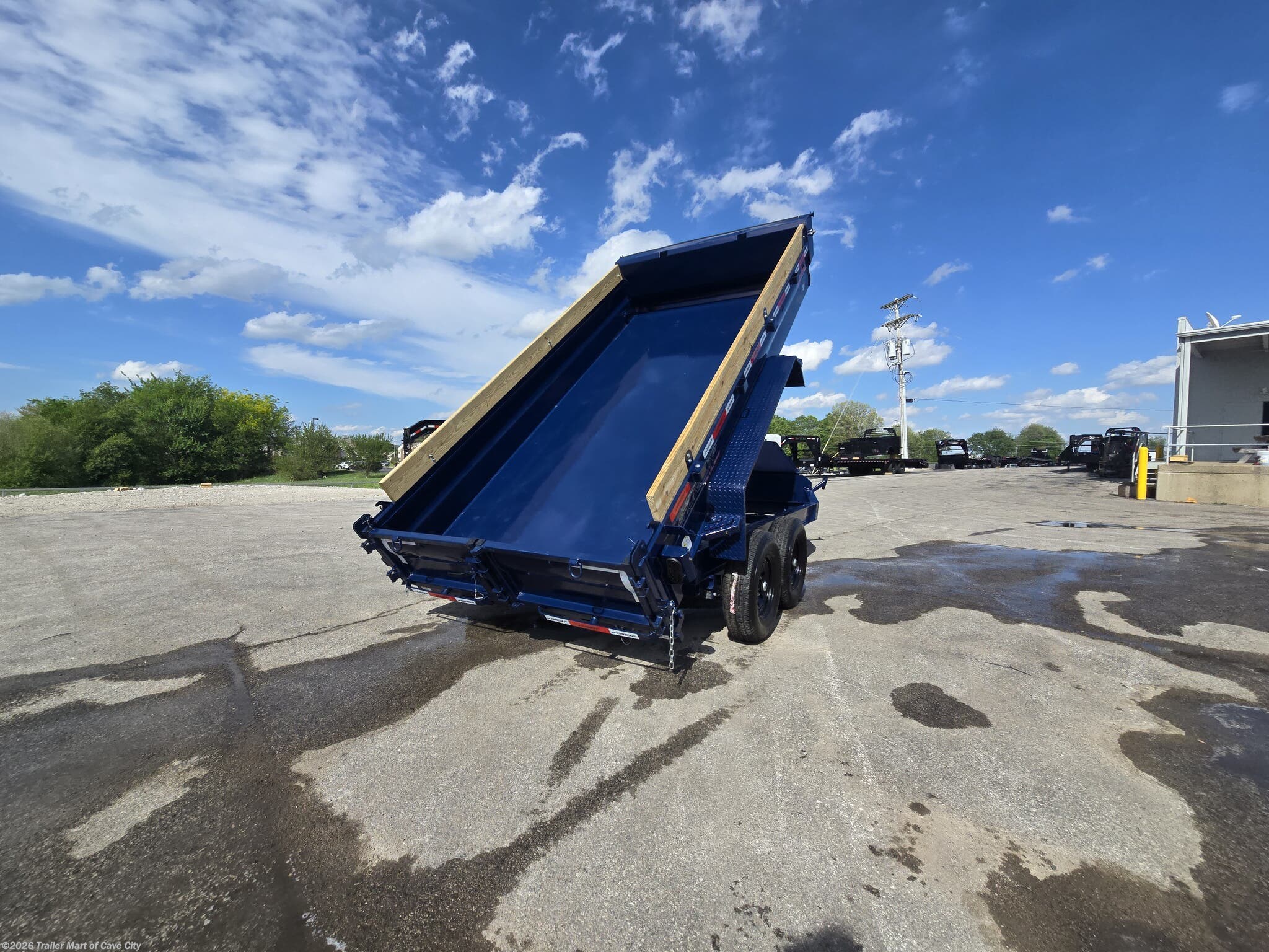 2026 Horizon Trailers EZ7 7'x14' 7k Dump Trailer