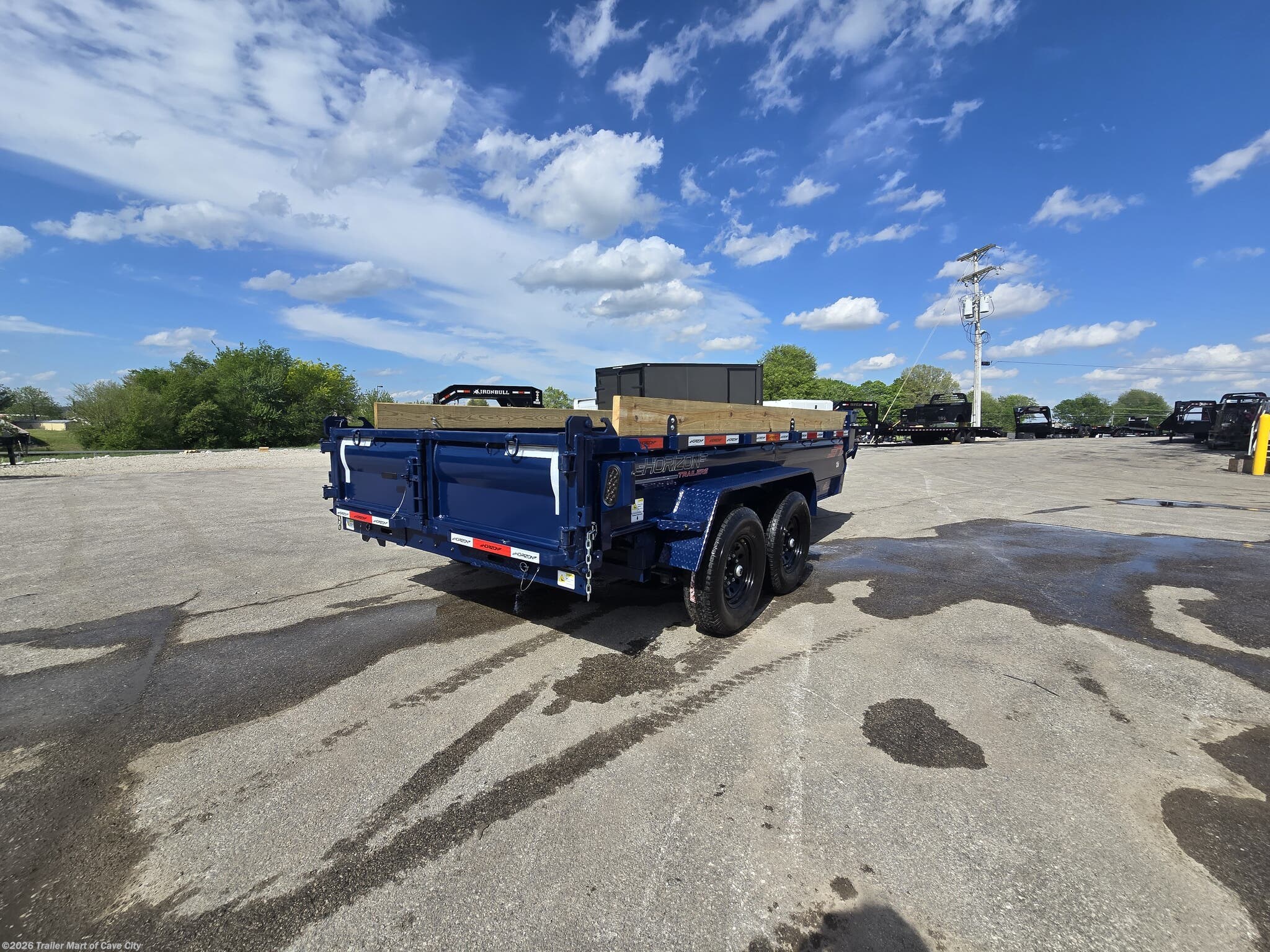 New 2026 Horizon Trailers EZ7 7'x14' 7k Dump Trailer available in Cave City, Kentucky