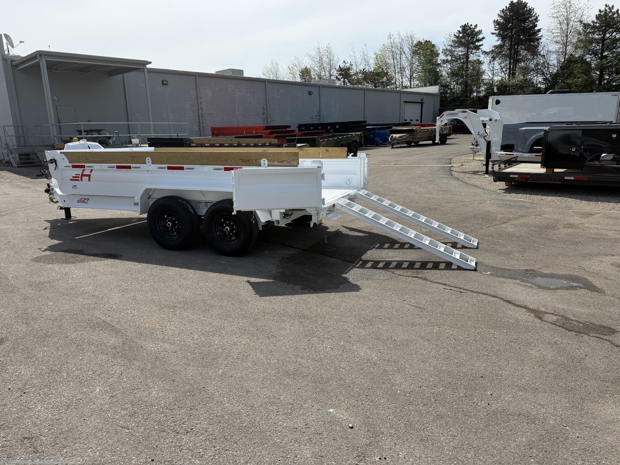 2026 Horizon Trailers EZ7 7'x14' 7k Dump Trailer - New Dump Trailer for sale by Trailer Mart of Cave City in Cave City, Kentucky