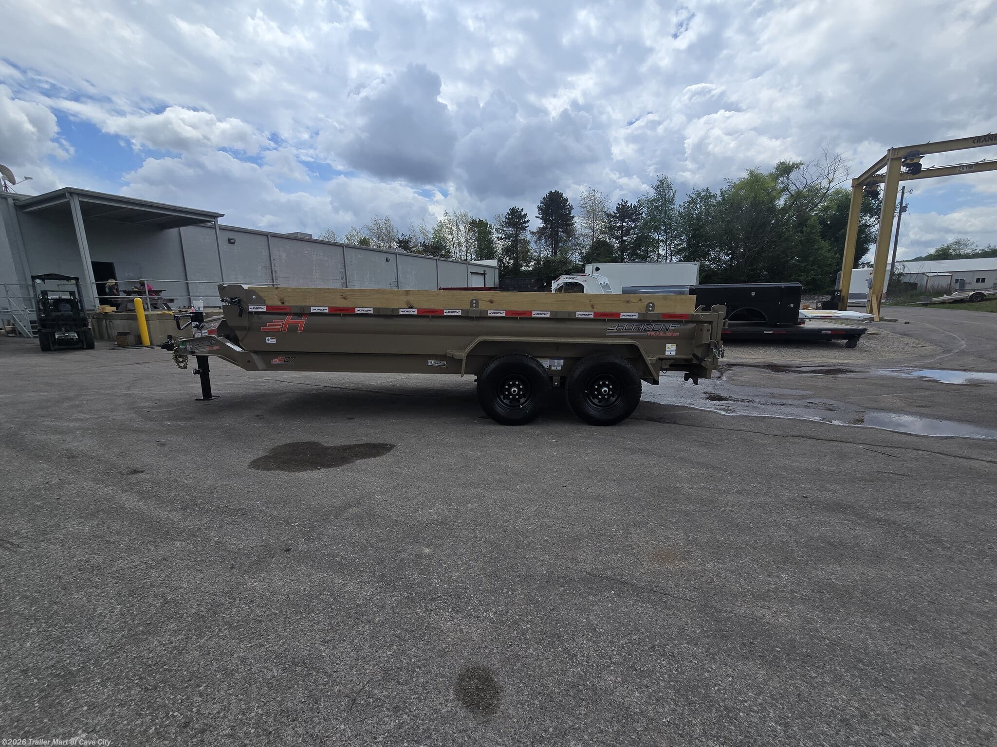 New 2026 Horizon Trailers EZ7 7'x16' 7k Dump Trailer available in Cave City, Kentucky