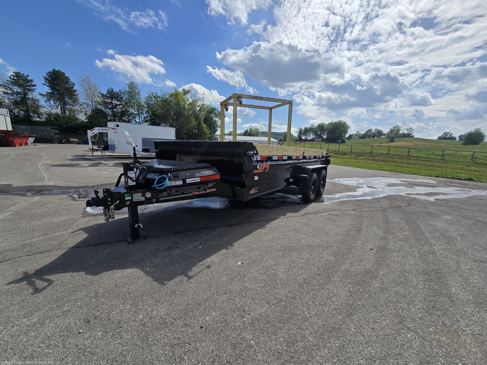 2026 Horizon Trailers EZ7 7'x16' 7k Dump Trailer