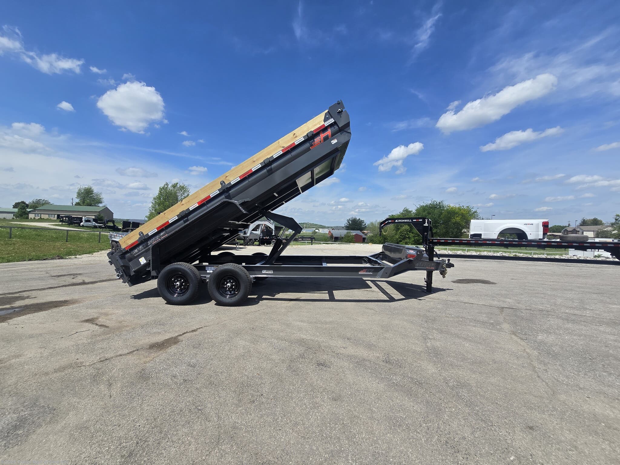 2026 Horizon Trailers EZ7 7'x16' 7k Dump Trailer