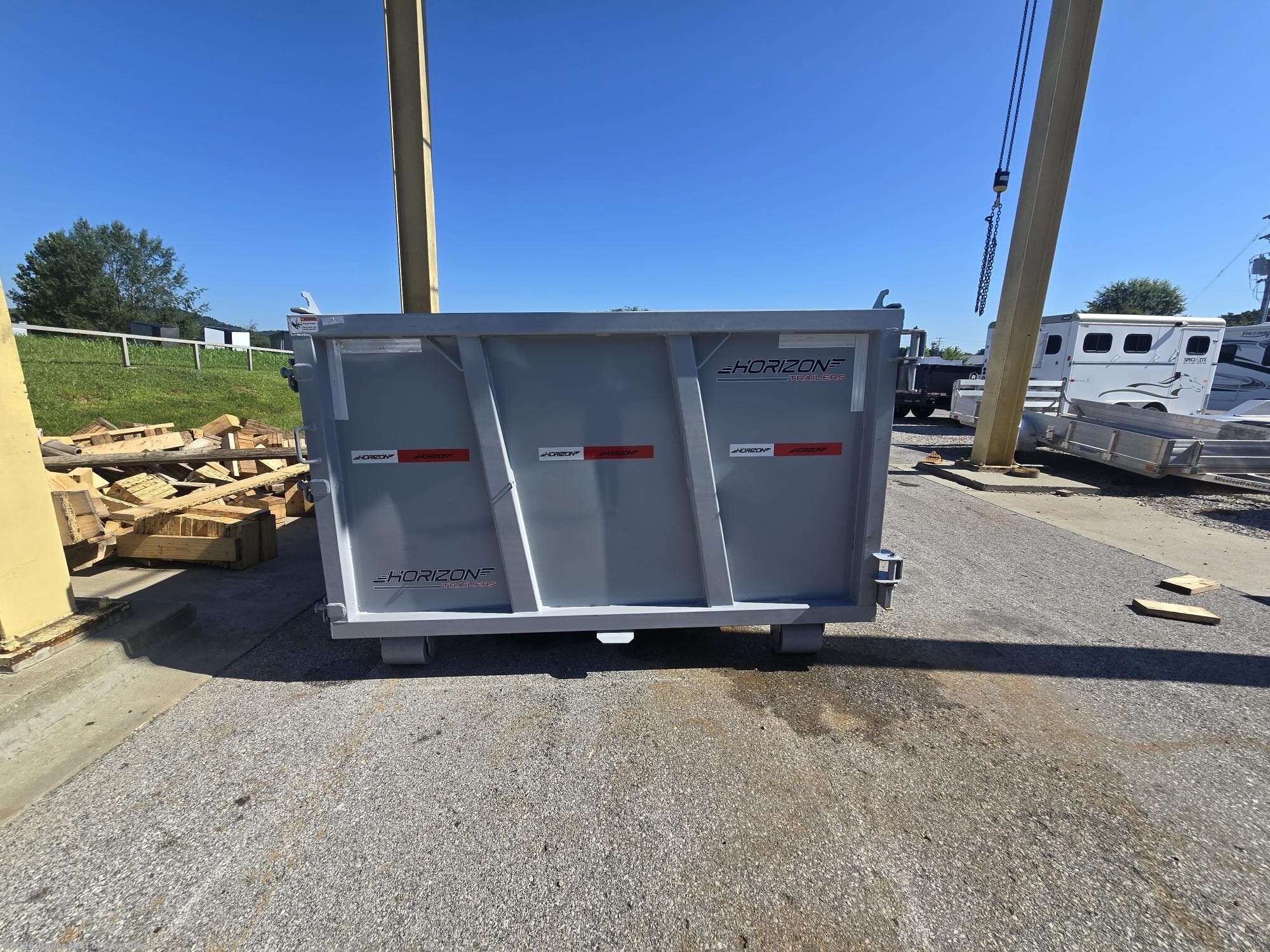 2026 Horizon Trailers EDZ 14'x60"x4' Roll-Off Dumpster - New Roll-Off Trailer for sale by Trailer Mart of Cave City in Cave City, Kentucky