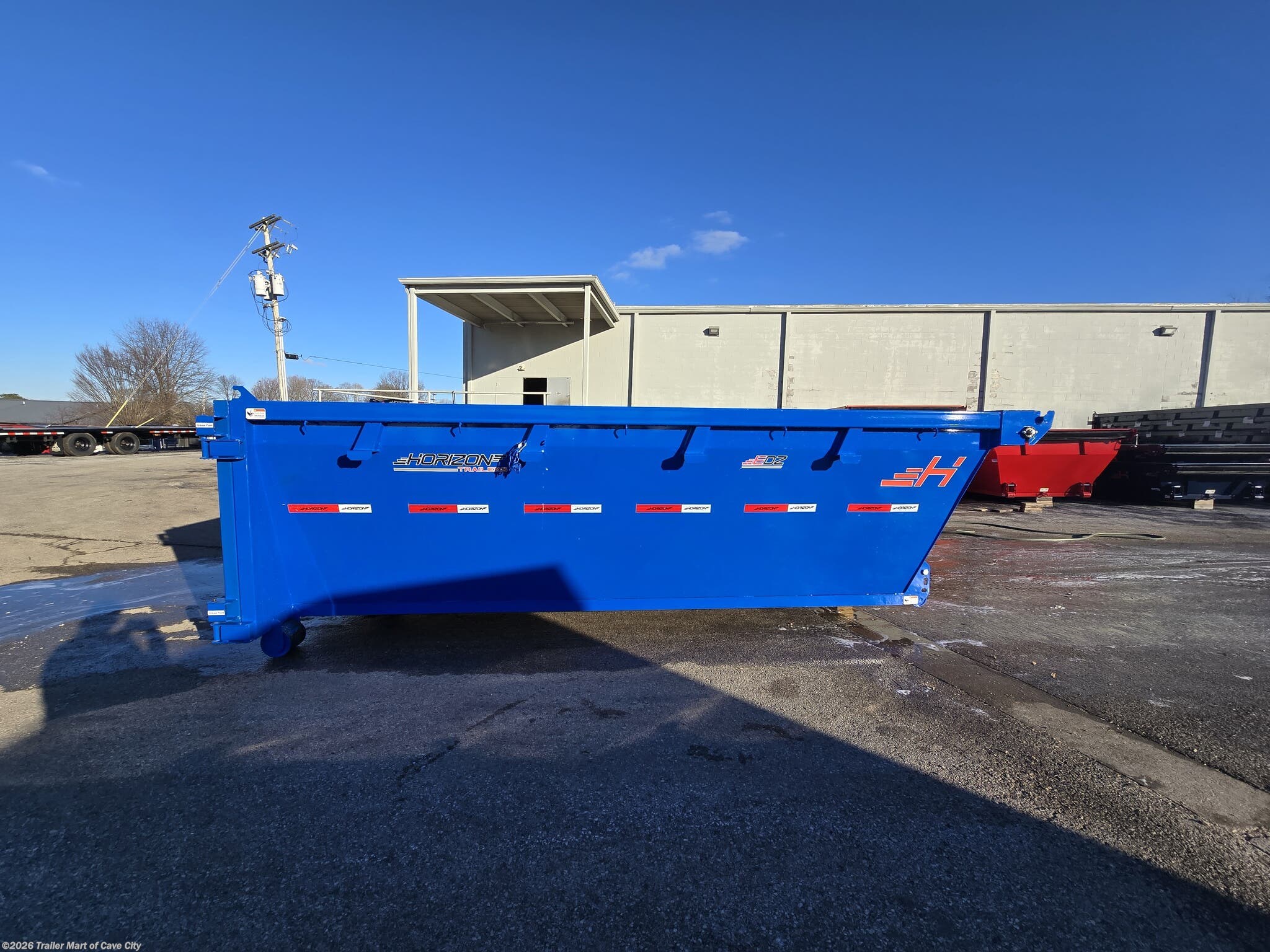 2026 Horizon Trailers EDZ 14'x60"x4' Roll-Off Dumpster
