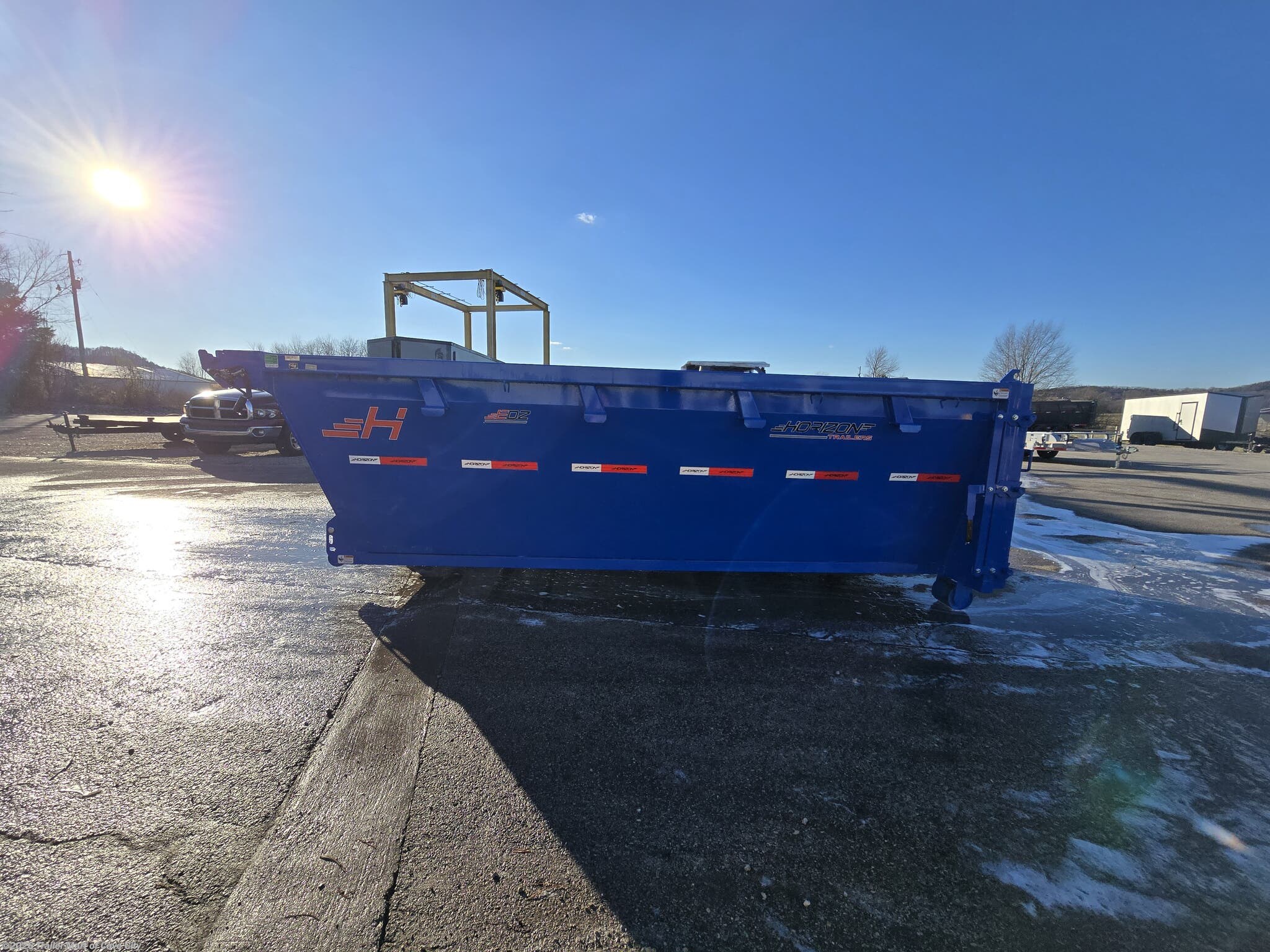 New 2026 Horizon Trailers EDZ 14'x60"x4' Roll-Off Dumpster available in Cave City, Kentucky