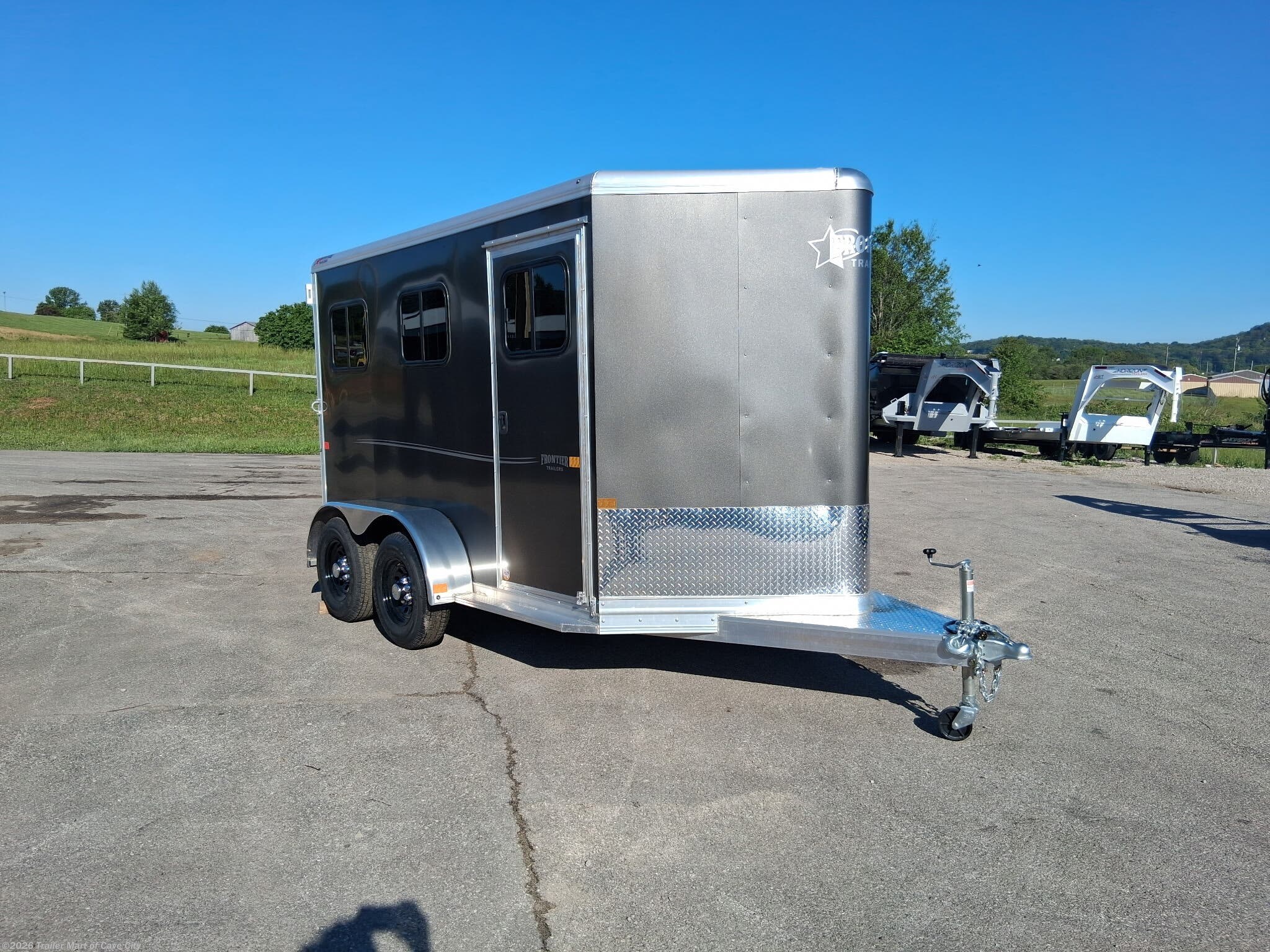 2026 11' Combo/Slant 2 Horse Bumper Pull Trailer by Frontier from Trailer Mart of Cave City in Cave City, Kentucky