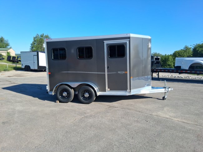 2026 Frontier 11' Combo/Slant 2 Horse Bumper Pull Trailer