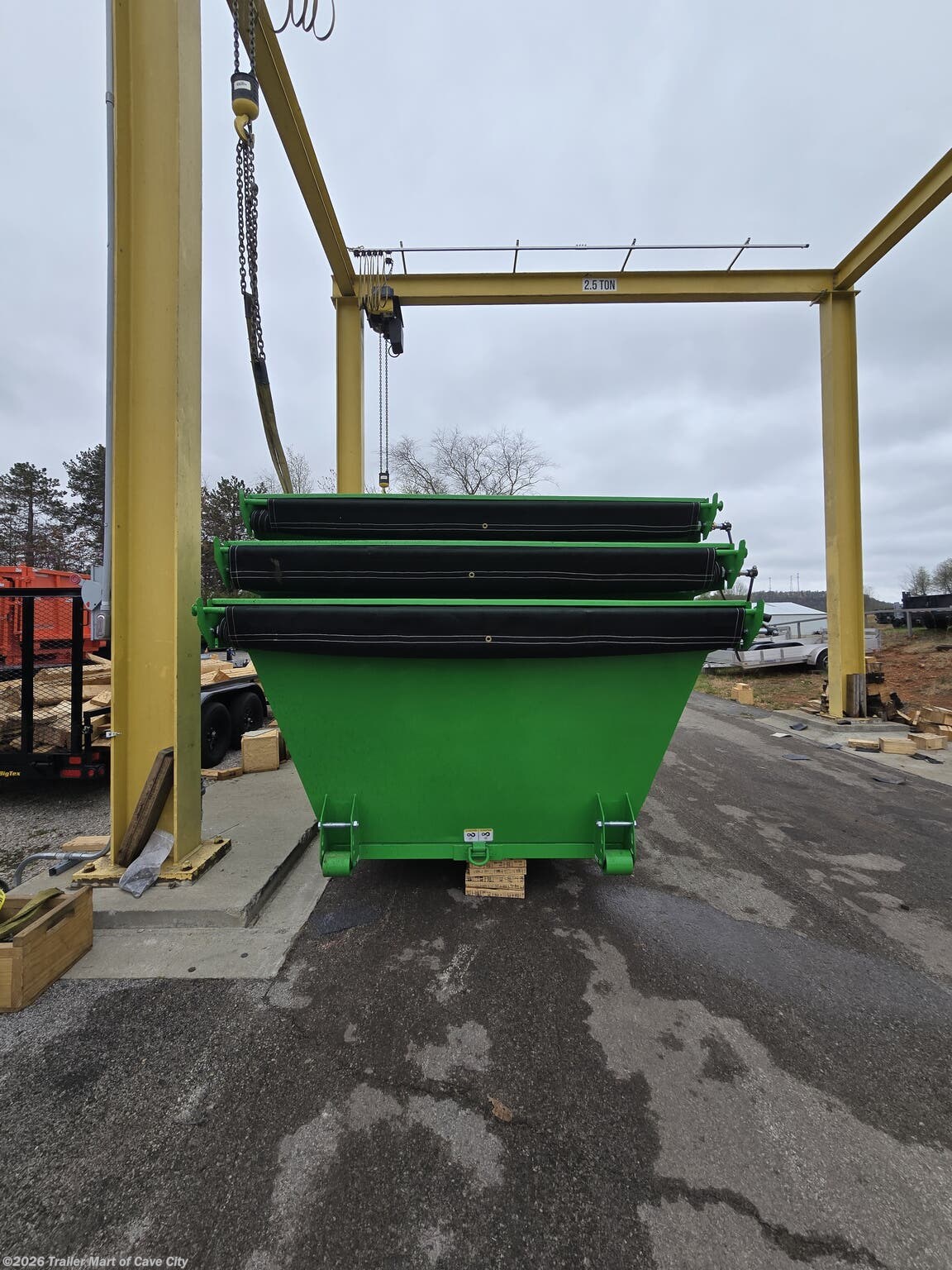 2026 Horizon Trailers EDZ 14'x60"x4' Roll-Off Dumpster - New Roll-Off Trailer for sale by Trailer Mart of Cave City in Cave City, Kentucky
