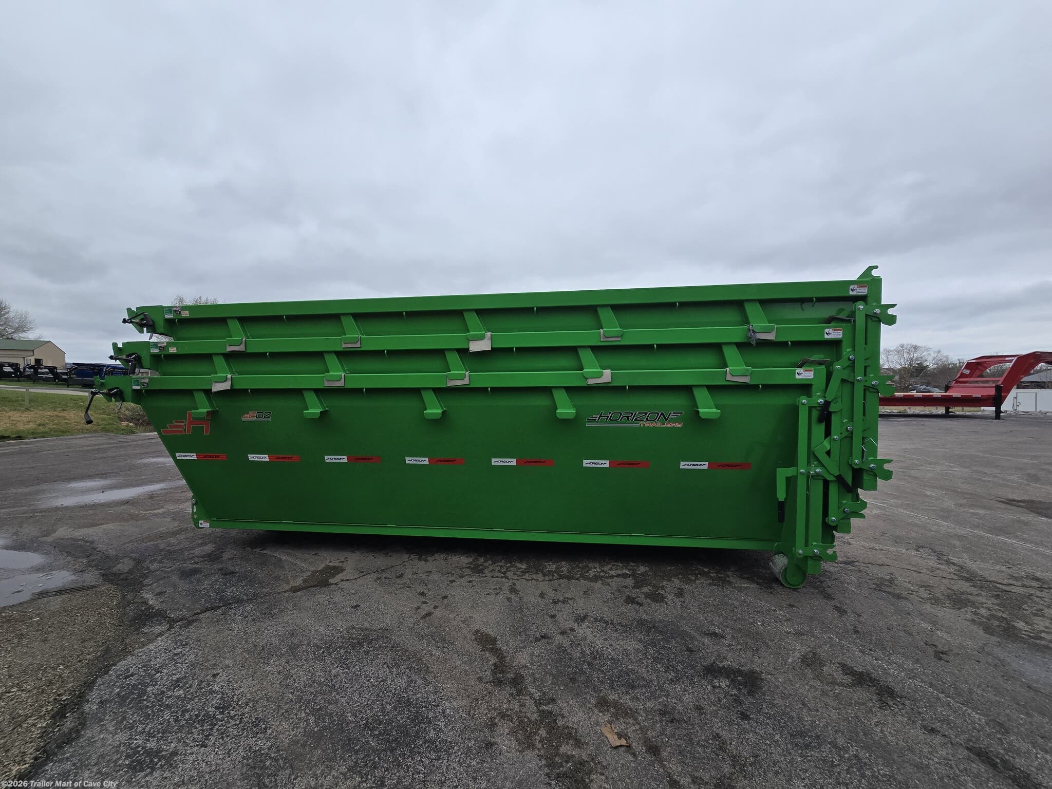 2026 Horizon Trailers EDZ 16'x60"x4' Roll-Off Dumpster