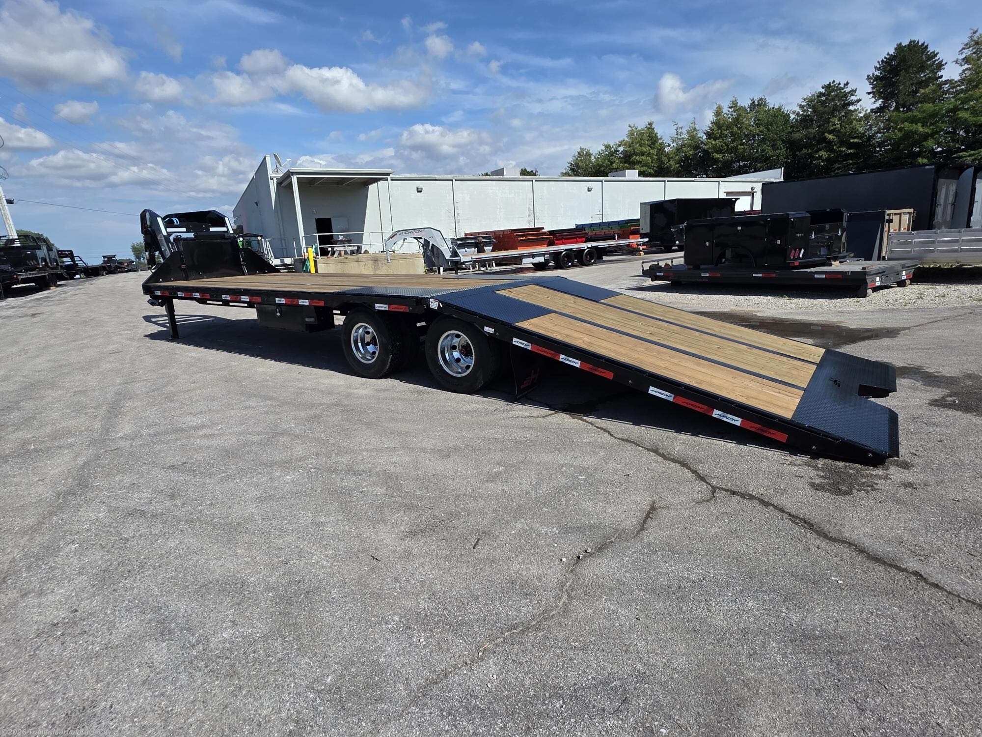 2026 FYZ 32' GN Hydraulic Dovetail Deckover Trailer by Horizon Trailers from Trailer Mart of Cave City in Cave City, Kentucky