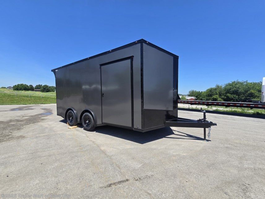 New 2026 Steel Pines Cargo 8.5'x16'TA3 (Blackout Package) Enclosed Car Hauler available in Cave City, Kentucky