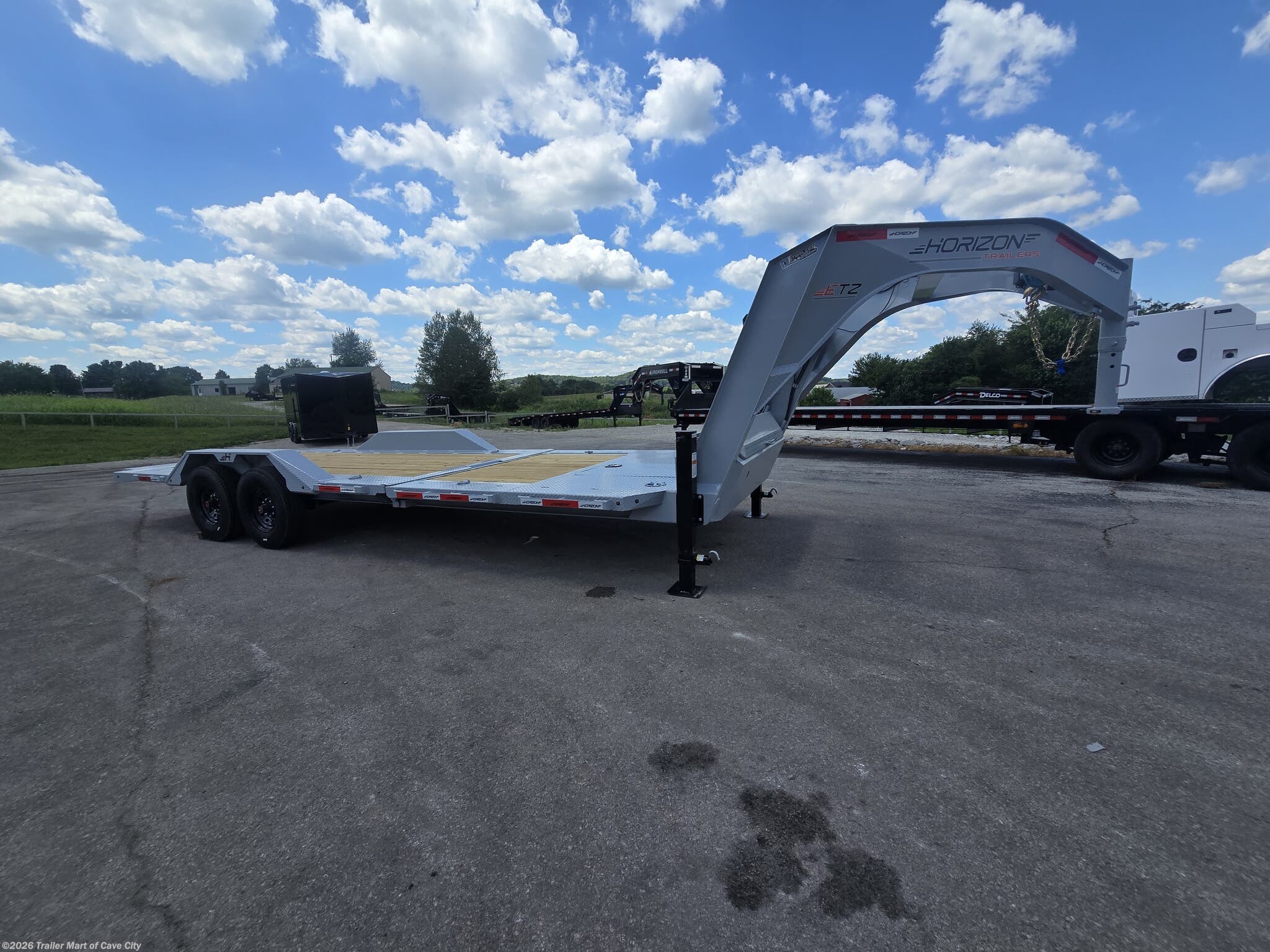 New 2026 Horizon Trailers ETZ 24' (16'+8') Gooseneck Split Tilt Trailer available in Cave City, Kentucky
