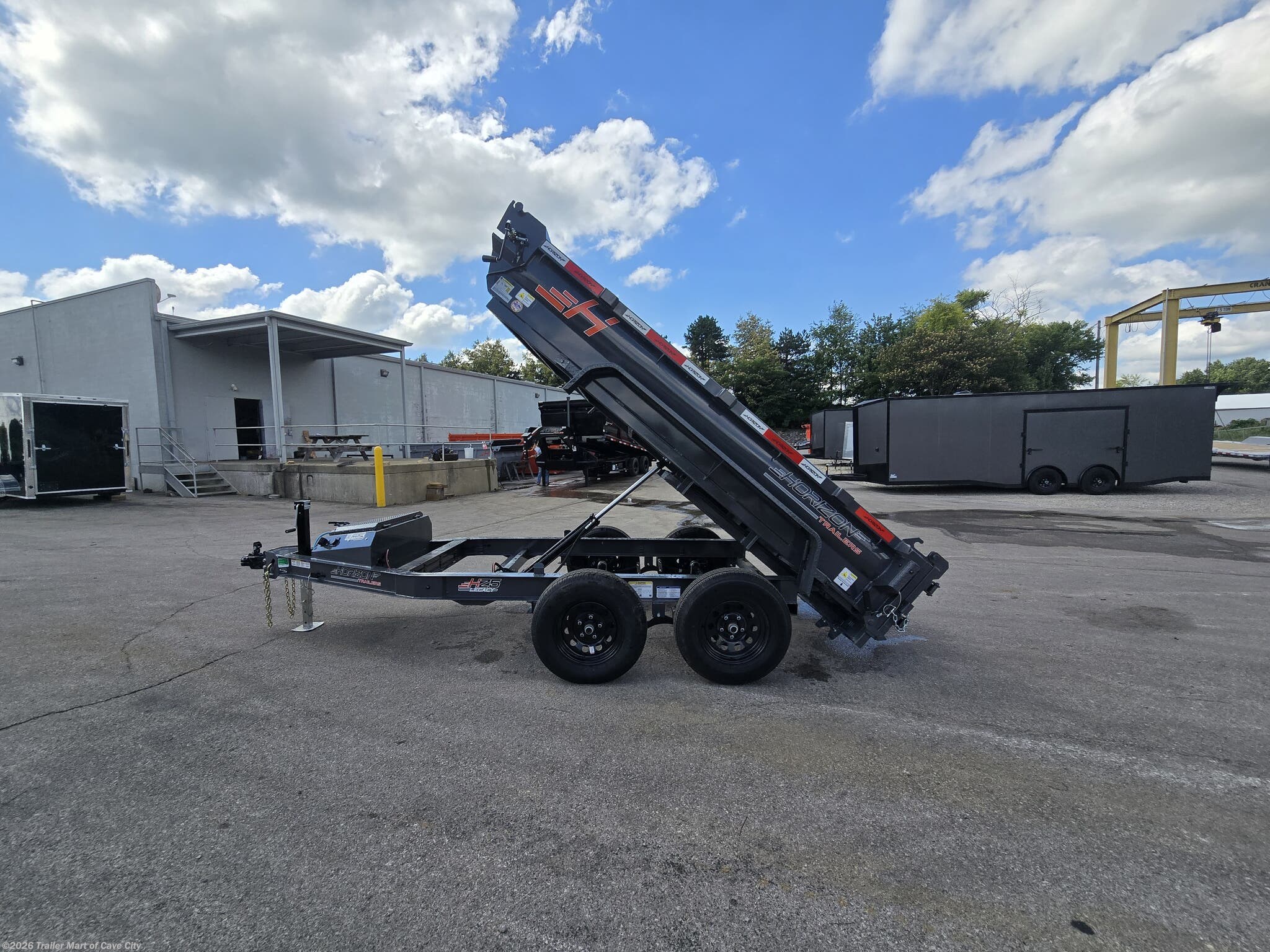 2026 Horizon Trailers HZ5BP 5'x10' 3.5k Dump Trailer