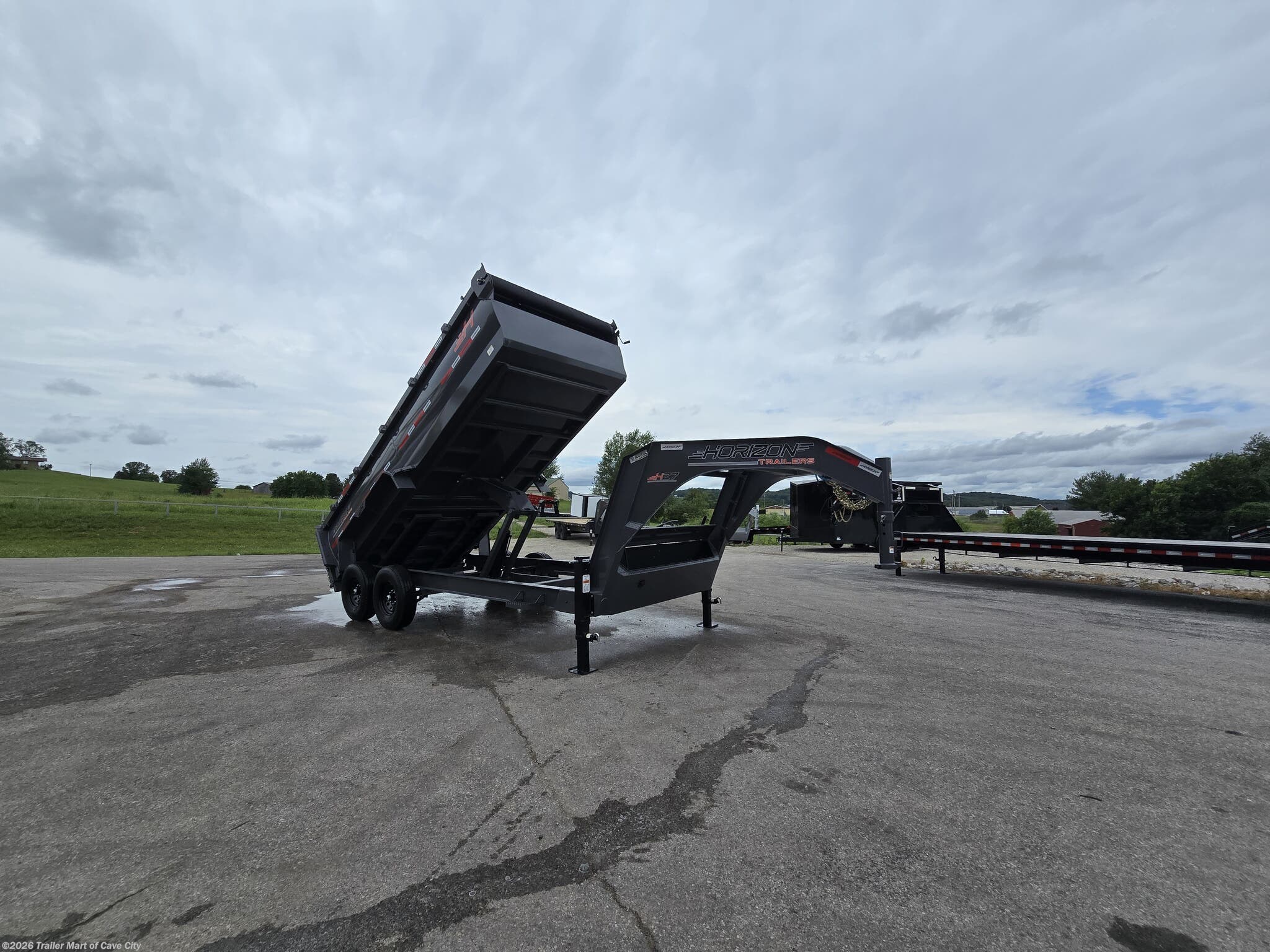 2026 Horizon Trailers HZ7 7'x16' 7k Gooseneck Dump Trailer