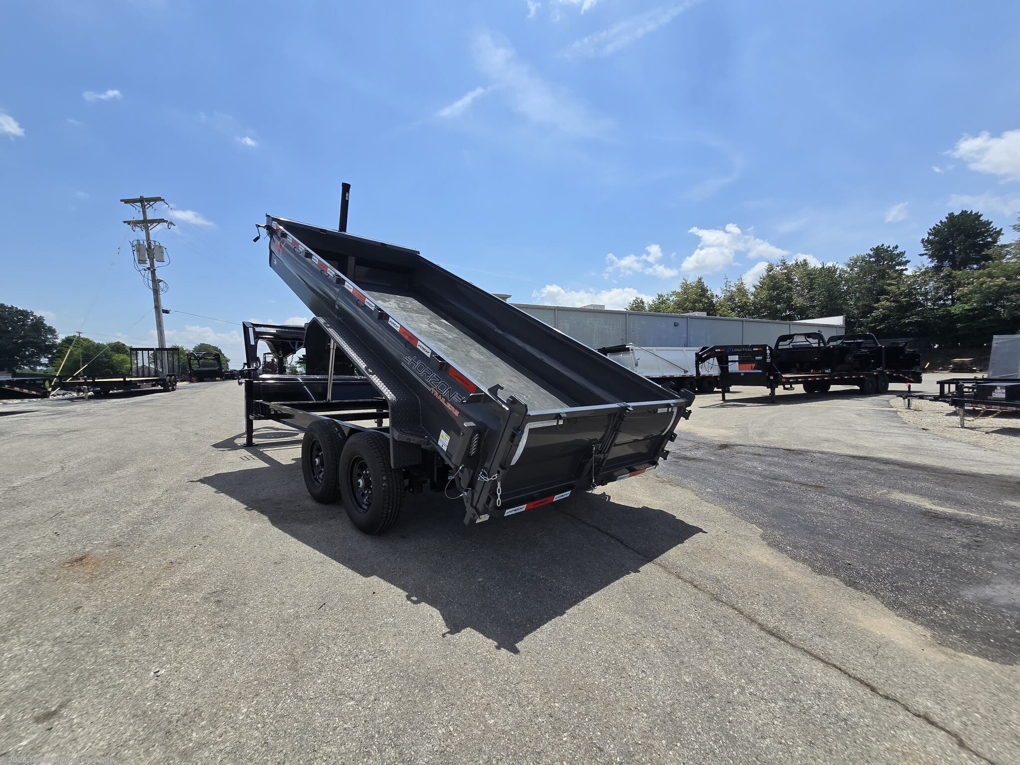 2026 Horizon Trailers LZ7 7'x16' 7k Gooseneck Dump Trailer - New Dump Trailer for sale by Trailer Mart of Cave City in Cave City, Kentucky