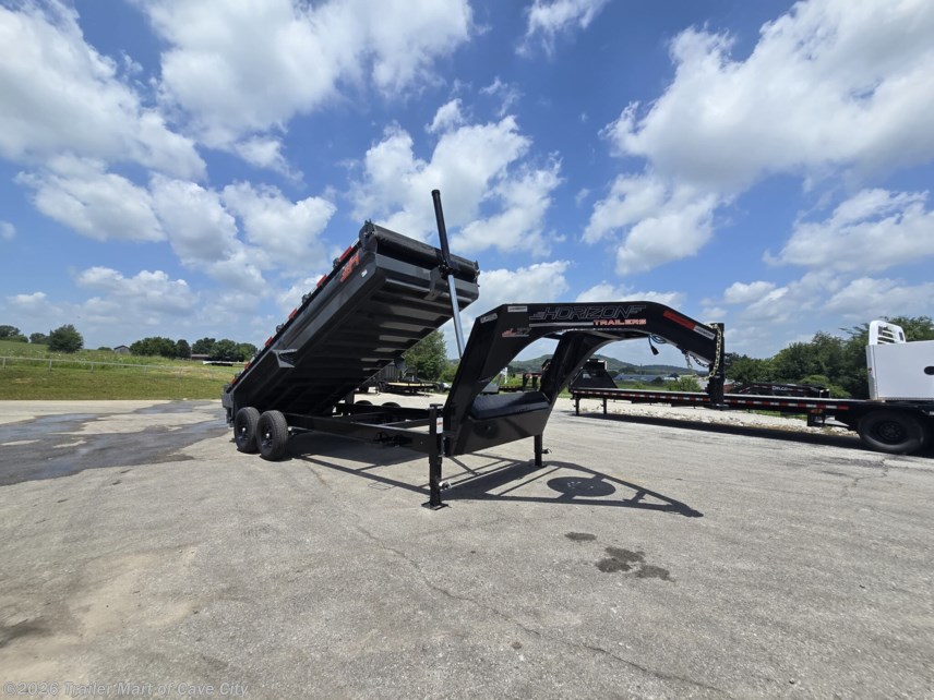 New 2026 Horizon Trailers LZ7 7'x16' 7k Gooseneck Dump Trailer available in Cave City, Kentucky