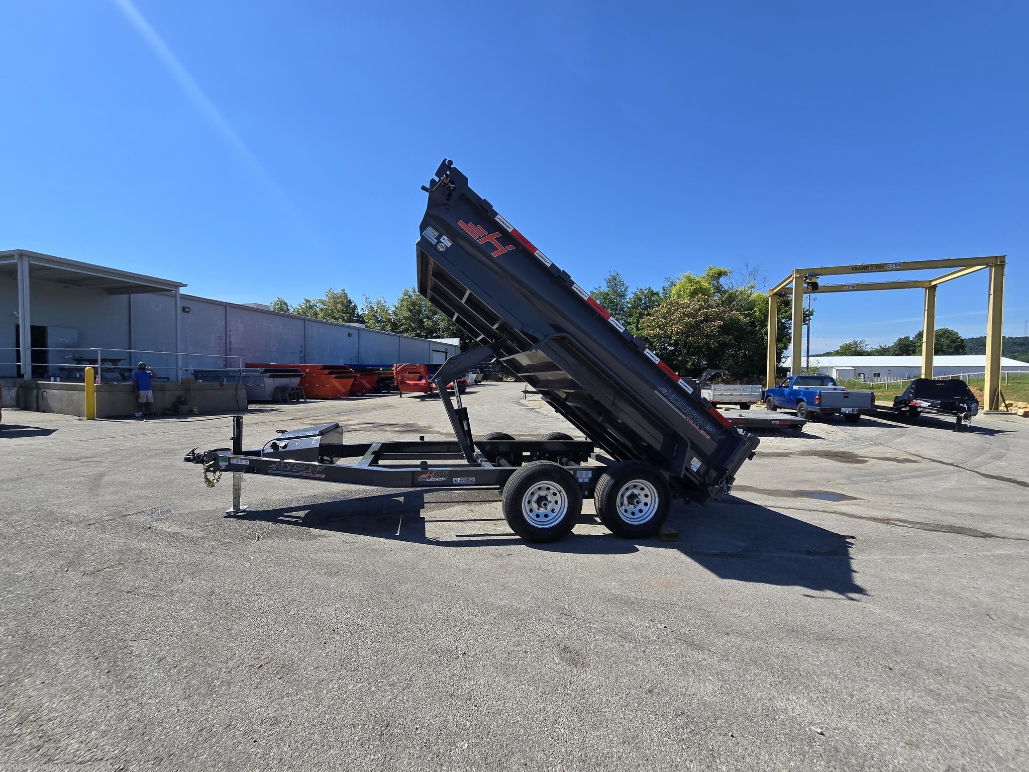 2026 Horizon Trailers HZ6BP 6'x12' Dump Trailer (5Ton)