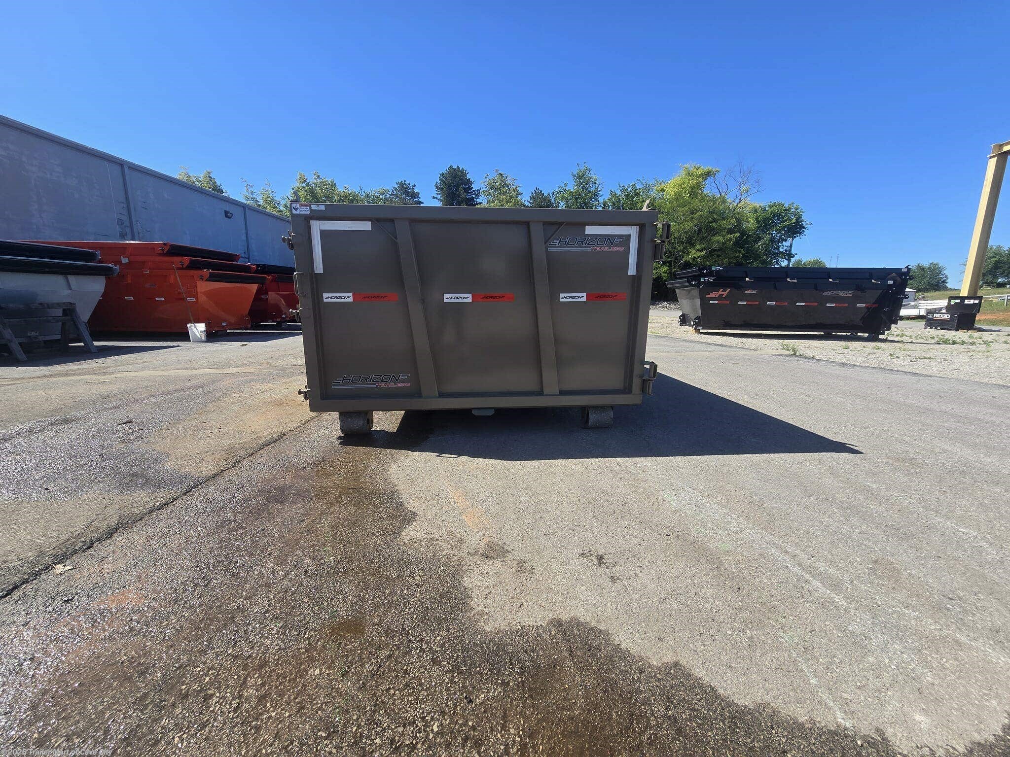 2026 Horizon Trailers EDZ 14'x60"x4' Roll-Off Dumpster