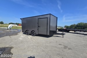 2027 Steel Pines Cargo 8.5'x16'TA3 (Blackout Package) Enclosed Car Hauler