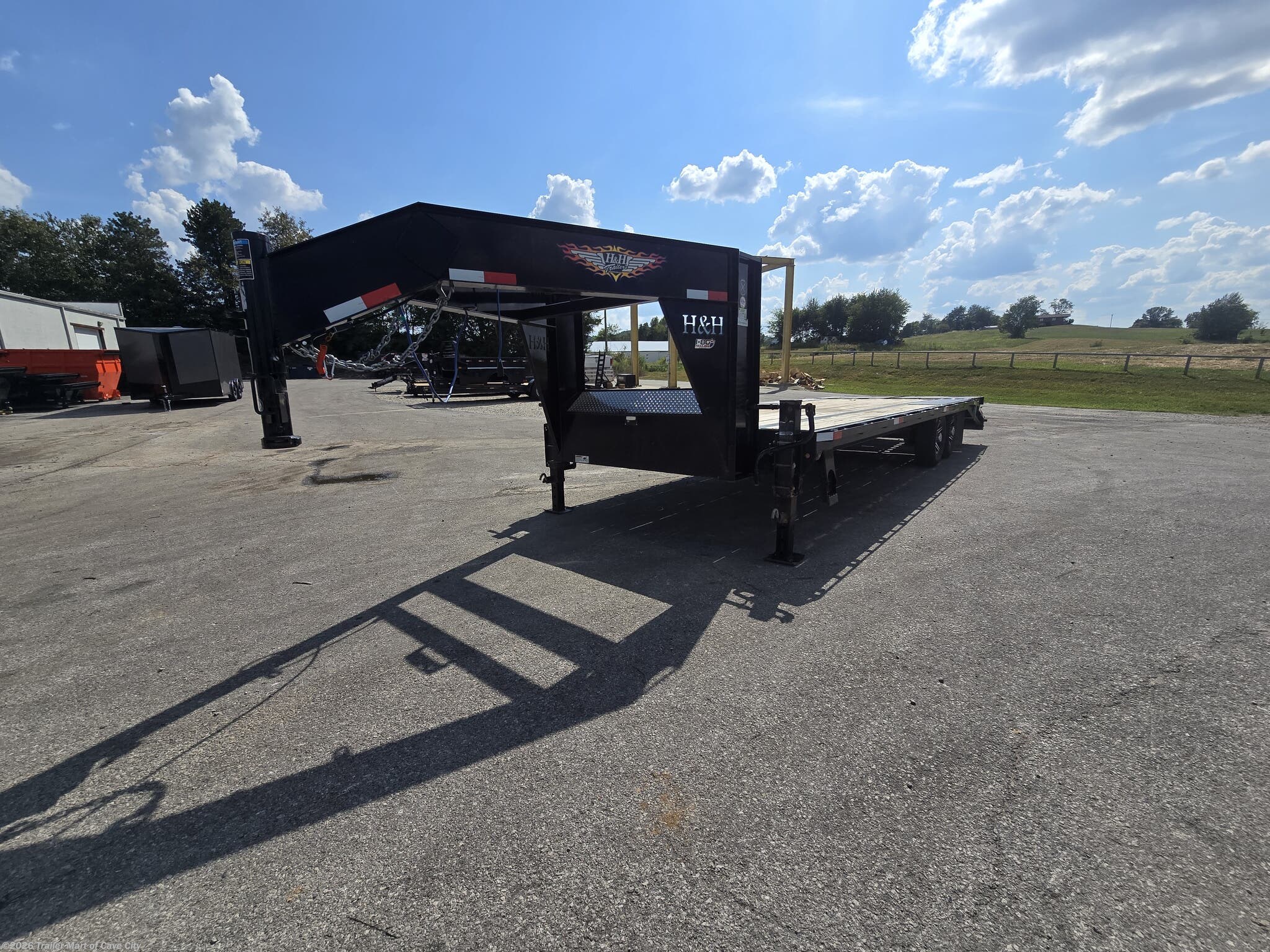 2023 H&H 20' + 5' Deckover Gooseneck Trailer