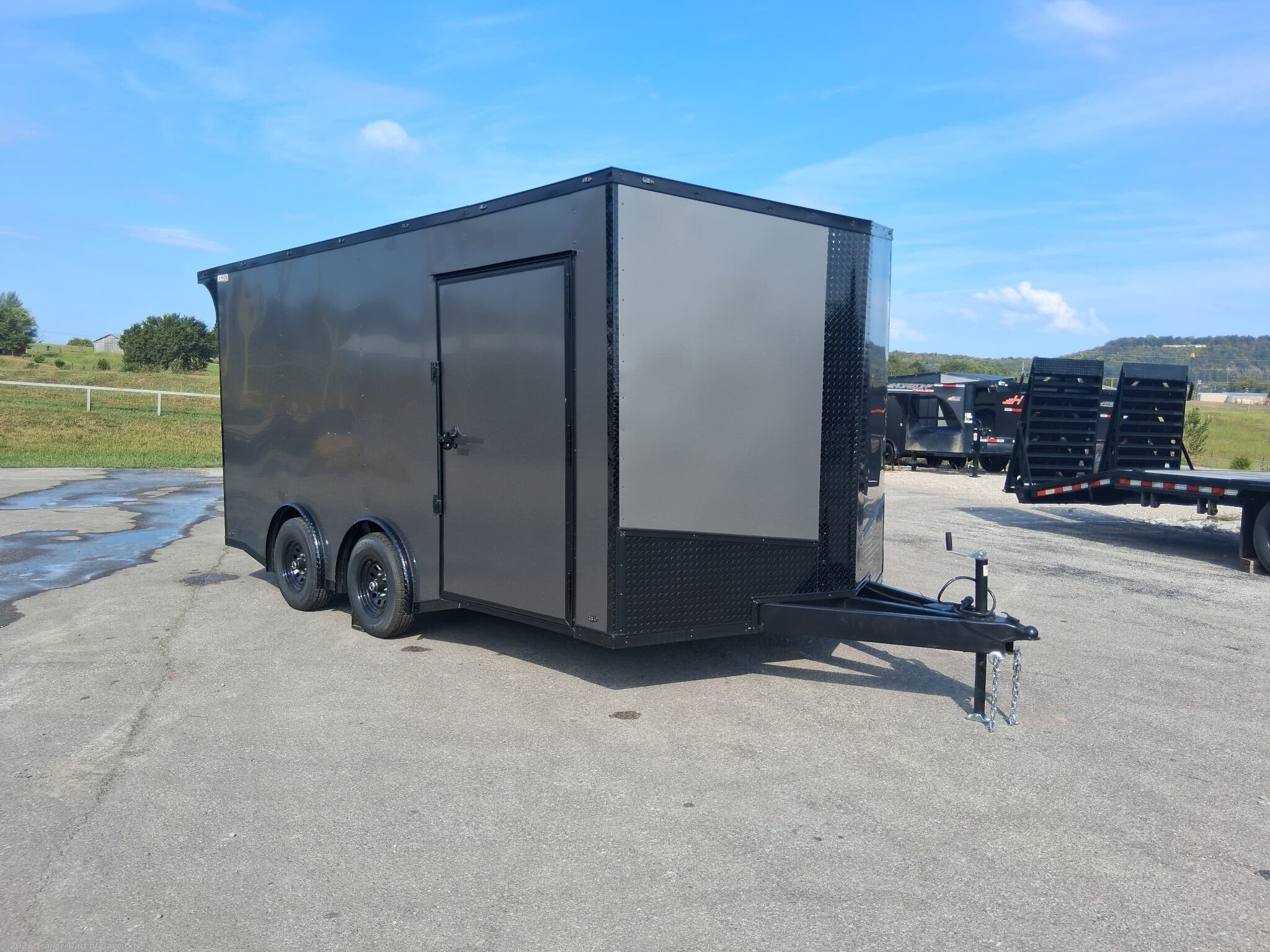 2027 Steel Pines Cargo 8.5'x16'TA3 (Blackout Package) Enclosed Car Hauler
