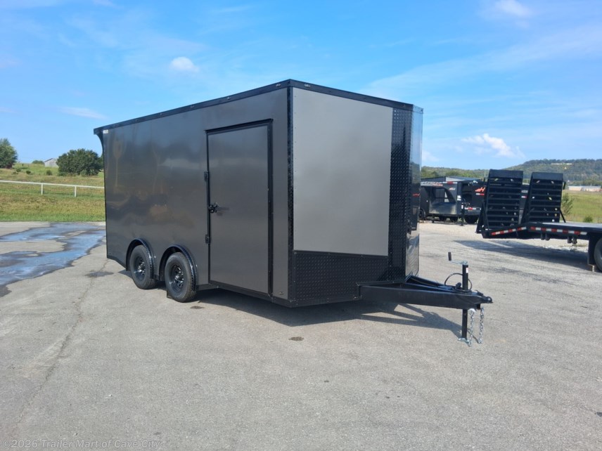 New 2027 Steel Pines Cargo 8.5'x16'TA3 (Blackout Package) Enclosed Car Hauler available in Cave City, Kentucky