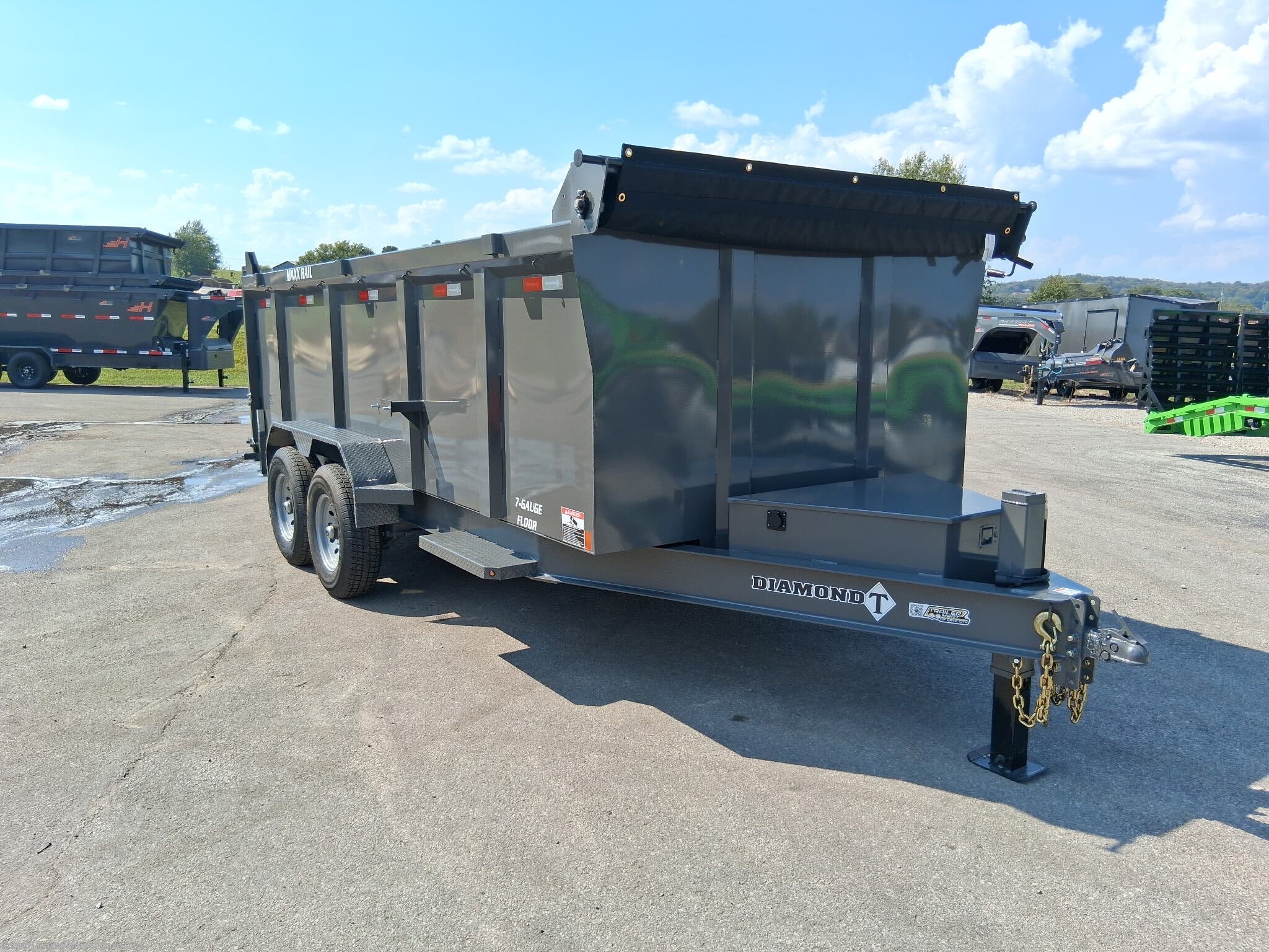 2027 Diamond T  DMP-140 83" x 16' Low Profile Dump Trailer