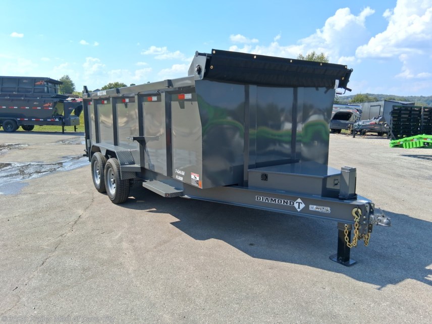 New 2027 Diamond T DMP-140 83" x 16' Low Profile Dump Trailer available in Cave City, Kentucky