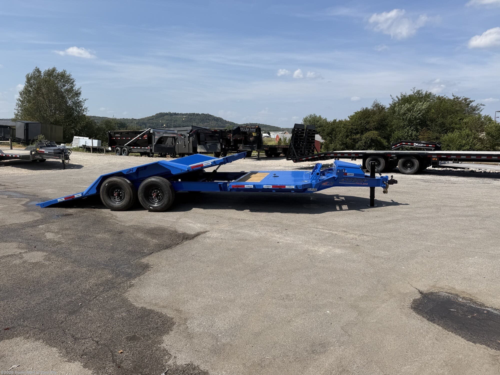 2027 Horizon Trailers ETZ 22' (16'+6') Split Tilt Trailer
