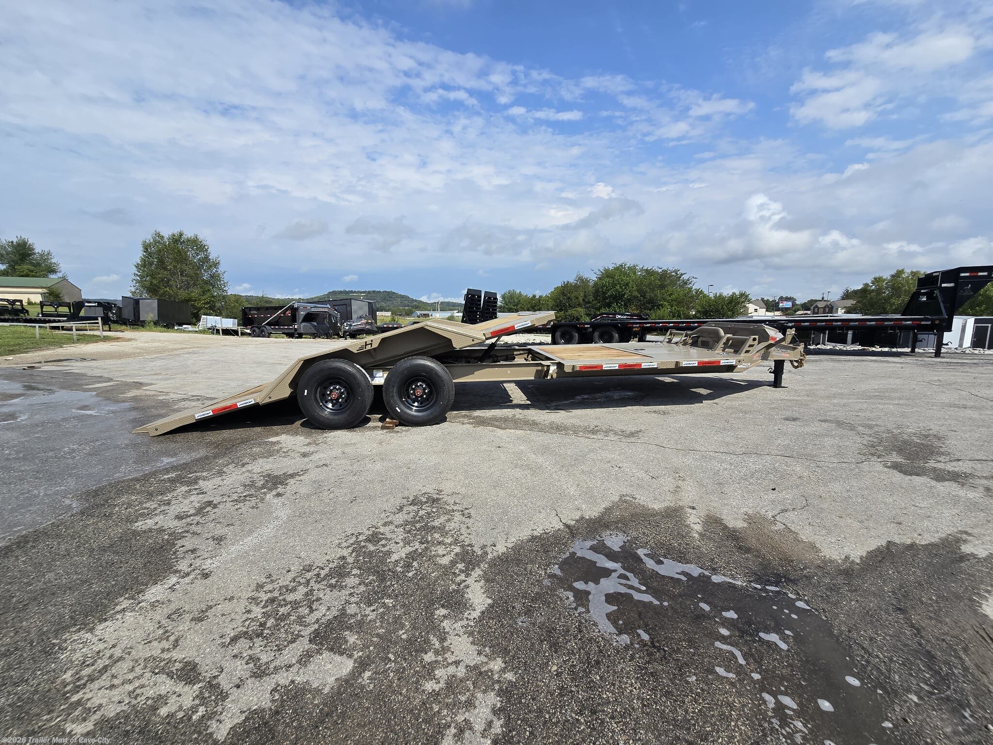 2027 Horizon Trailers ETZ 24' (16'+8') Split Tilt Trailer