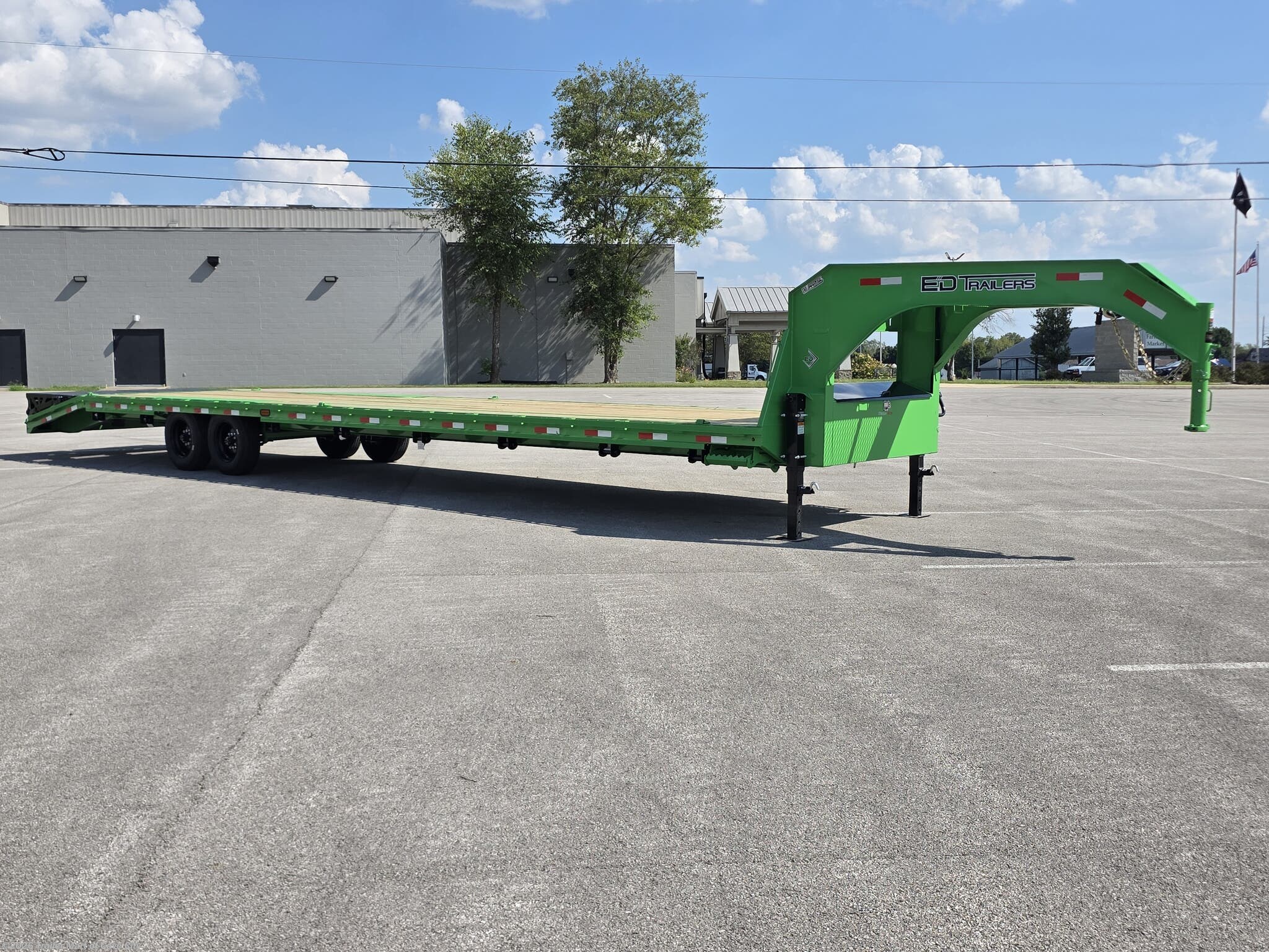 2027 ED Trailers HotShot Pro 102" x 40' Flat Deck Trailer - New Deckover/Flat Deck Trailer for sale by Trailer Mart of Cave City in Cave City, Kentucky