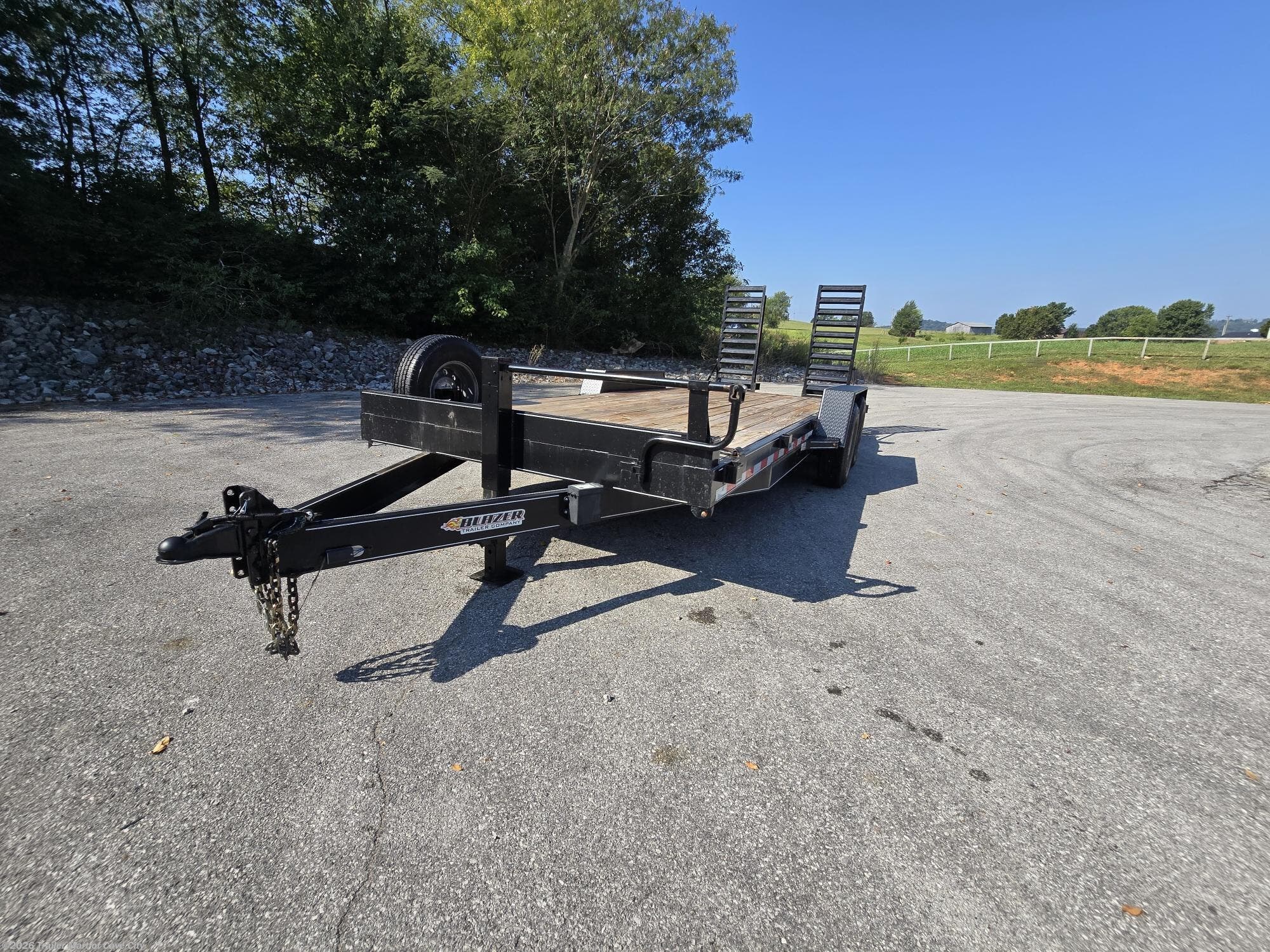 Used 2023 Blazer 82" x 20' EQ14 Equipment Trailer available in Cave City, Kentucky