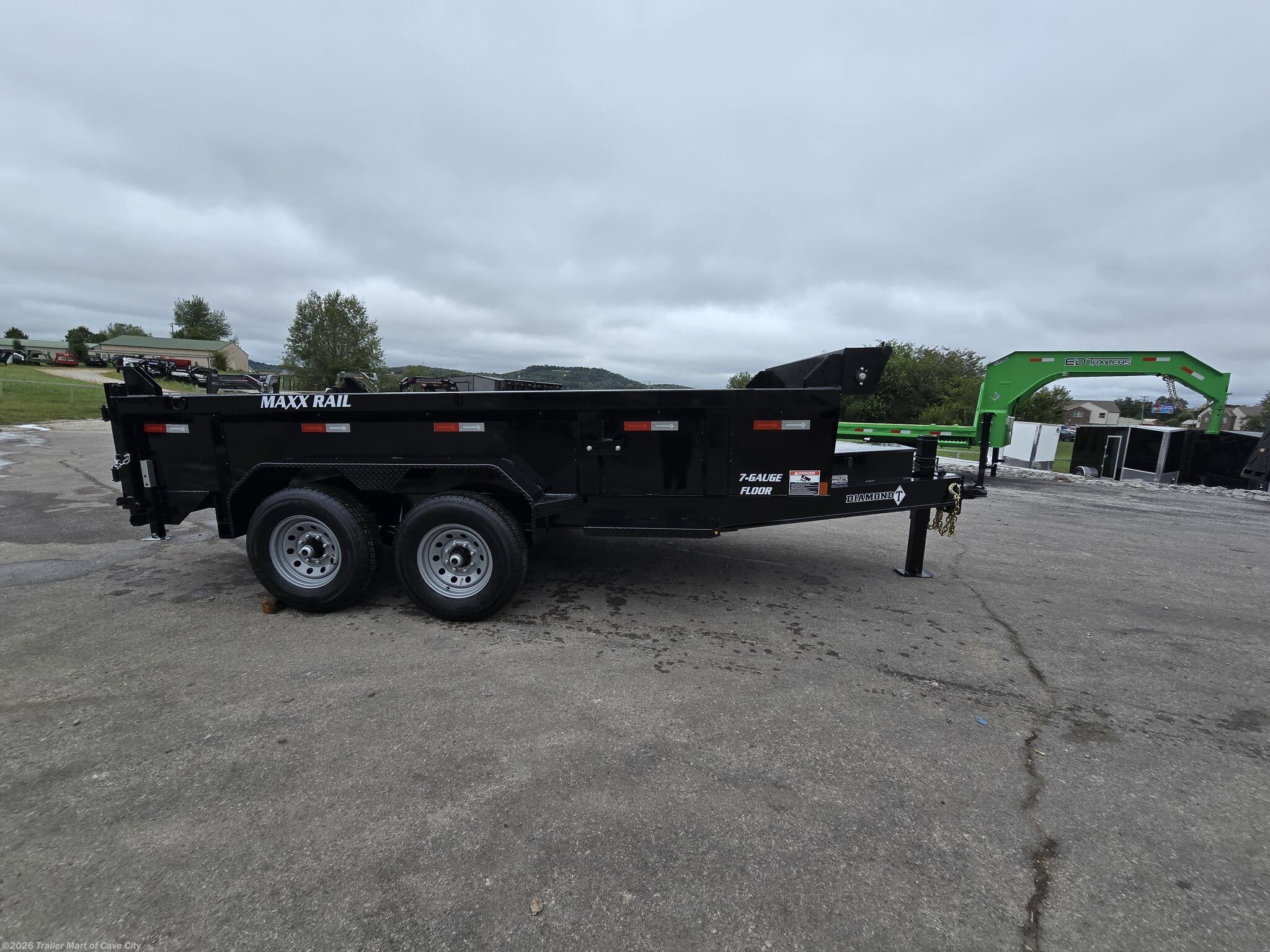 New 2027 Diamond T  DMP-140 83" x 14' Low Profile Dump Trailer available in Cave City, Kentucky