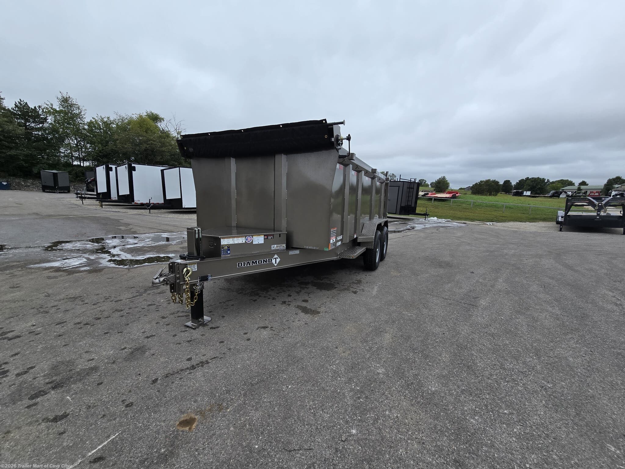 New 2027 Diamond T  DMP-140 83" x 14' Low Profile Dump Trailer available in Cave City, Kentucky