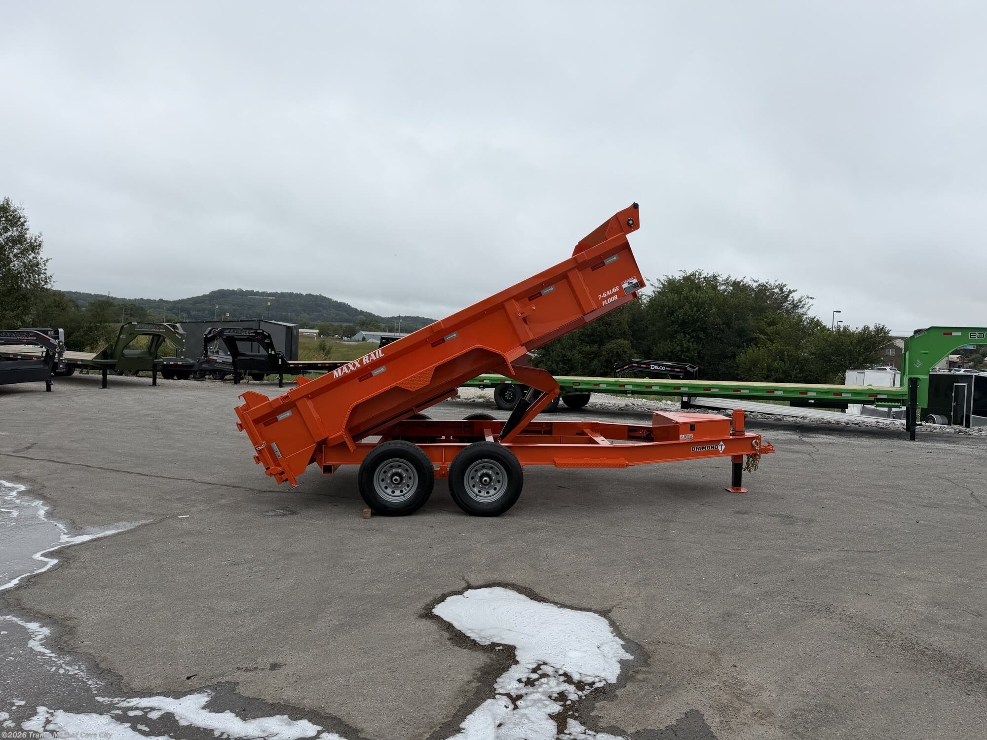 New 2027 Diamond T  DMP-140 83" x 14' Low Profile Dump Trailer available in Cave City, Kentucky