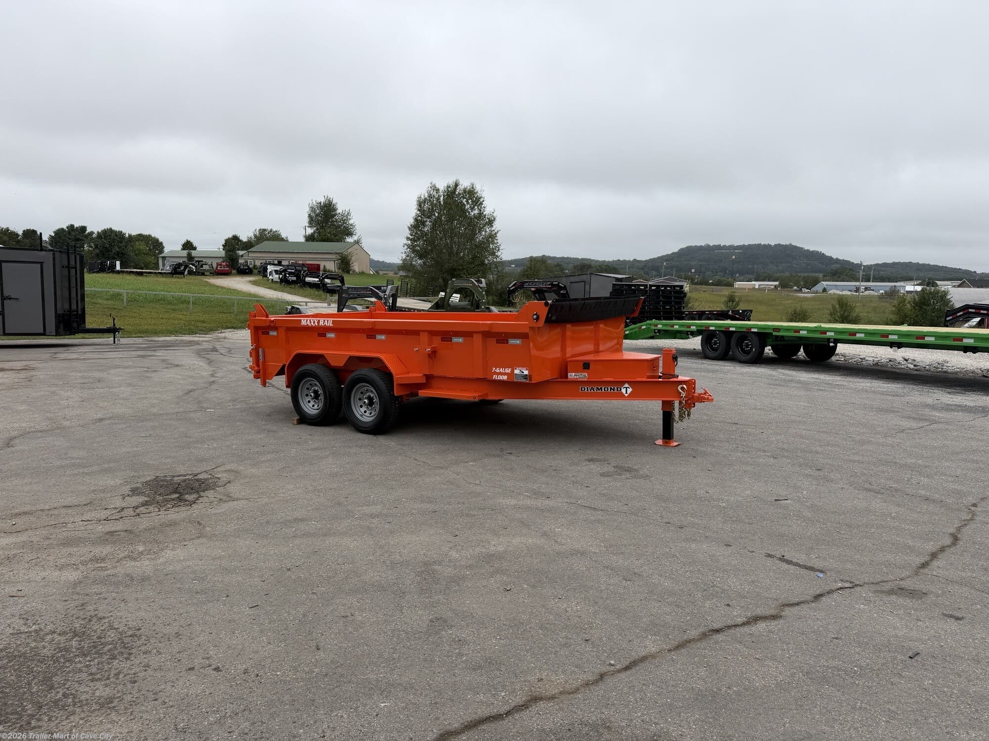 2027 Diamond T  DMP-140 83" x 14' Low Profile Dump Trailer - New Dump Trailer for sale by Trailer Mart of Cave City in Cave City, Kentucky